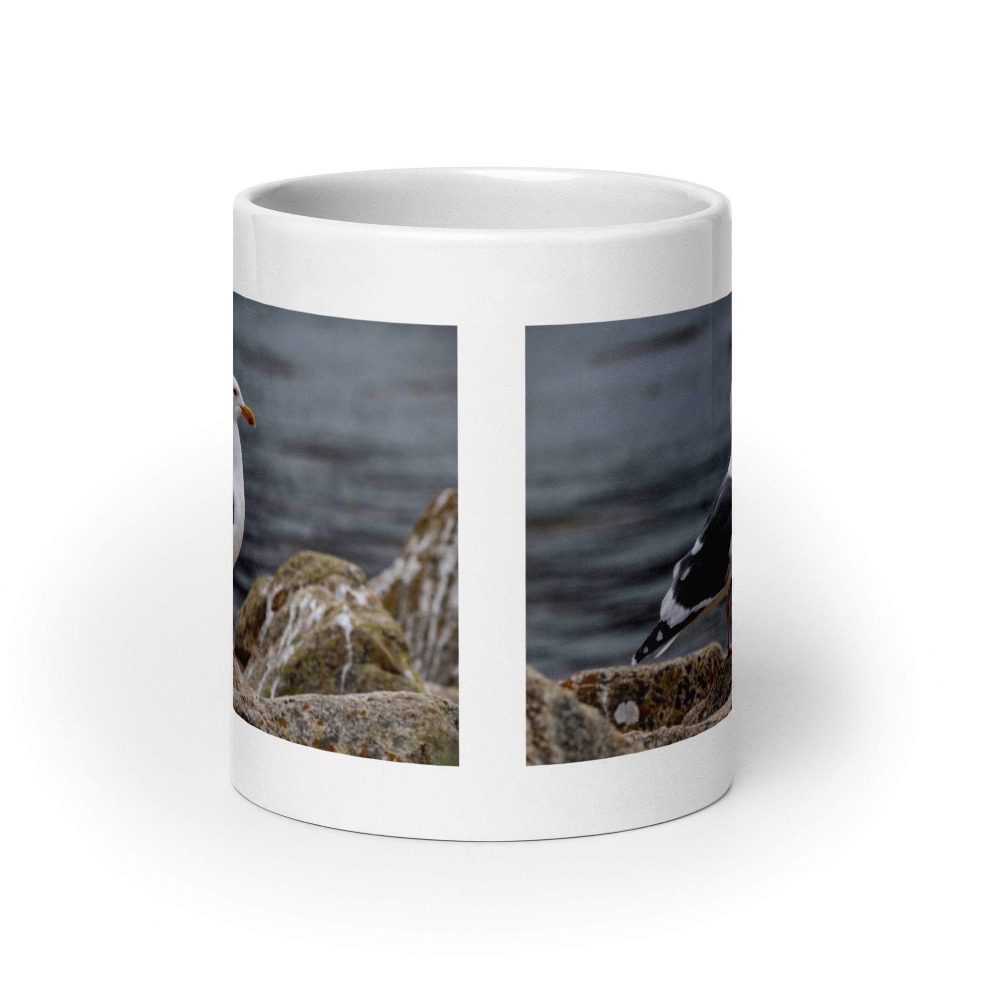 "Gull Mug #1: The Coastal Scavenger (Ceramic)"