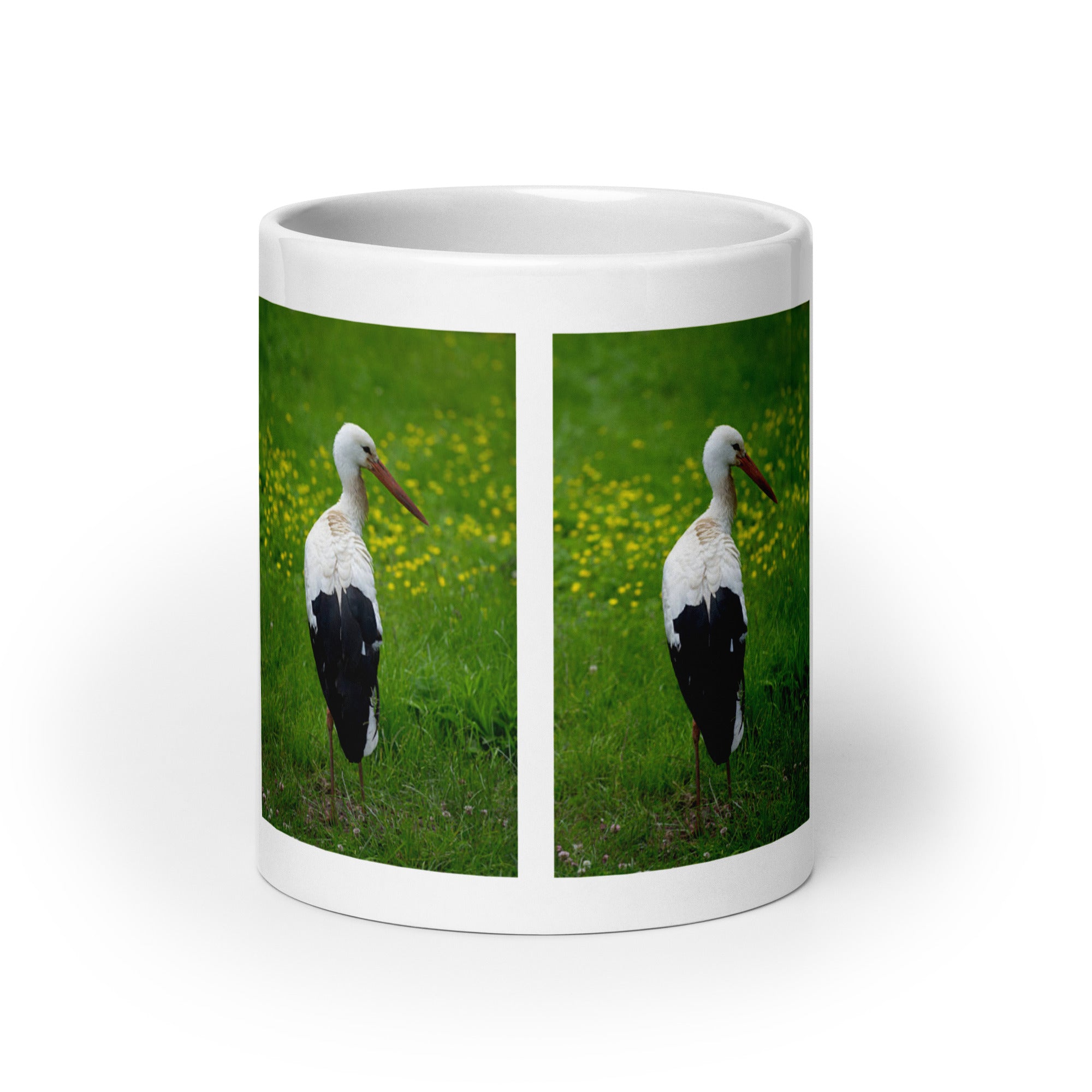 "Stork Mug #1: The Long-legged Deliverer (Ceramic)"