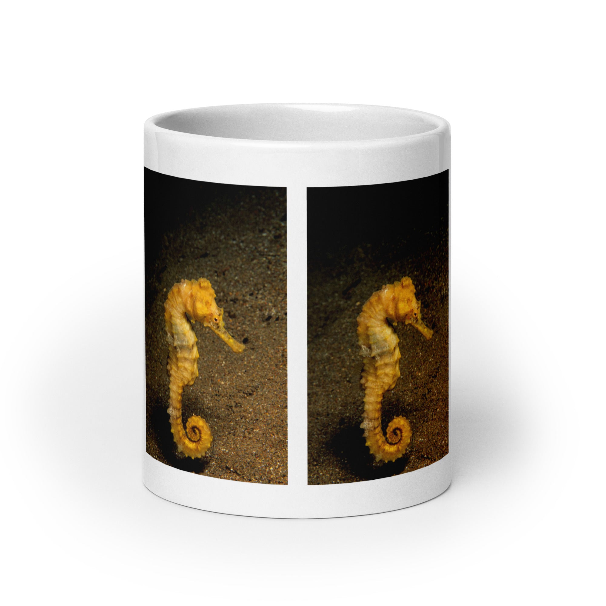 "Seahorse Mug #1: The Upright Swimmer (Ceramic)"