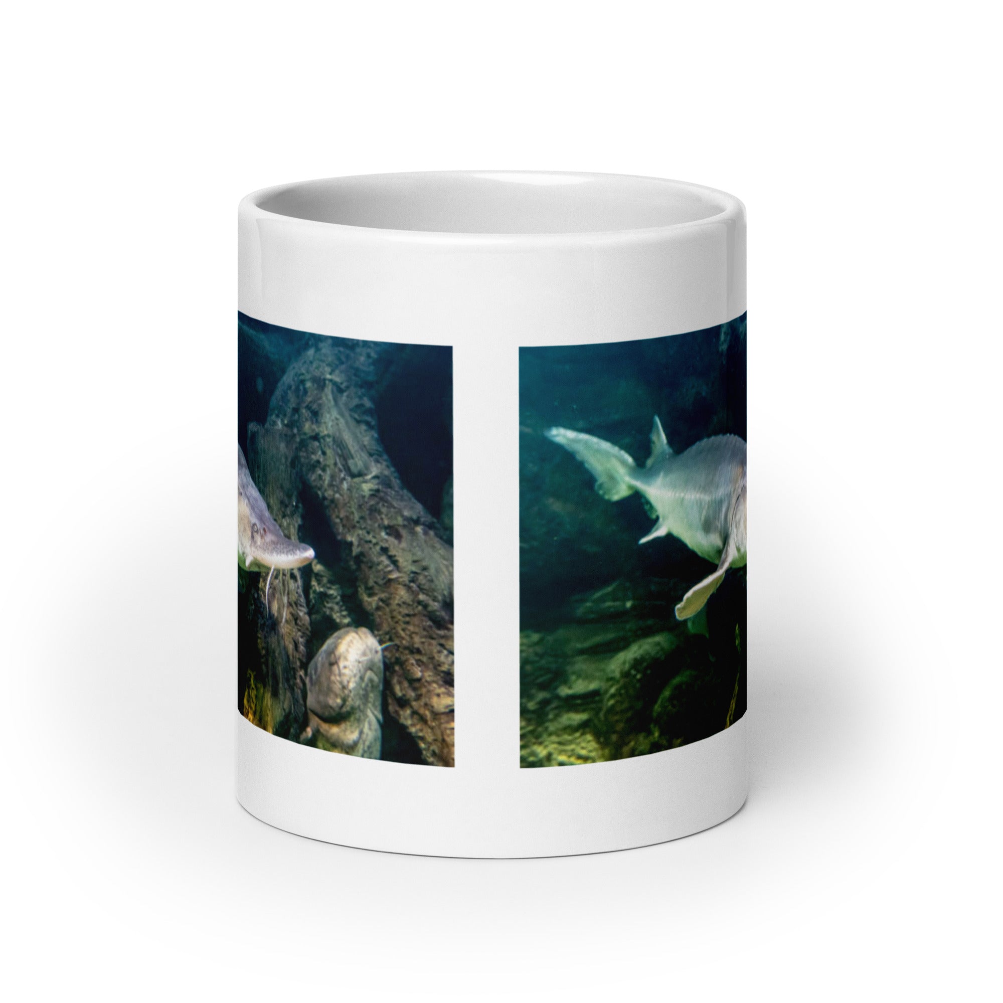 "Sturgeon Mug #1: The Ancient River Giant (Ceramic)"