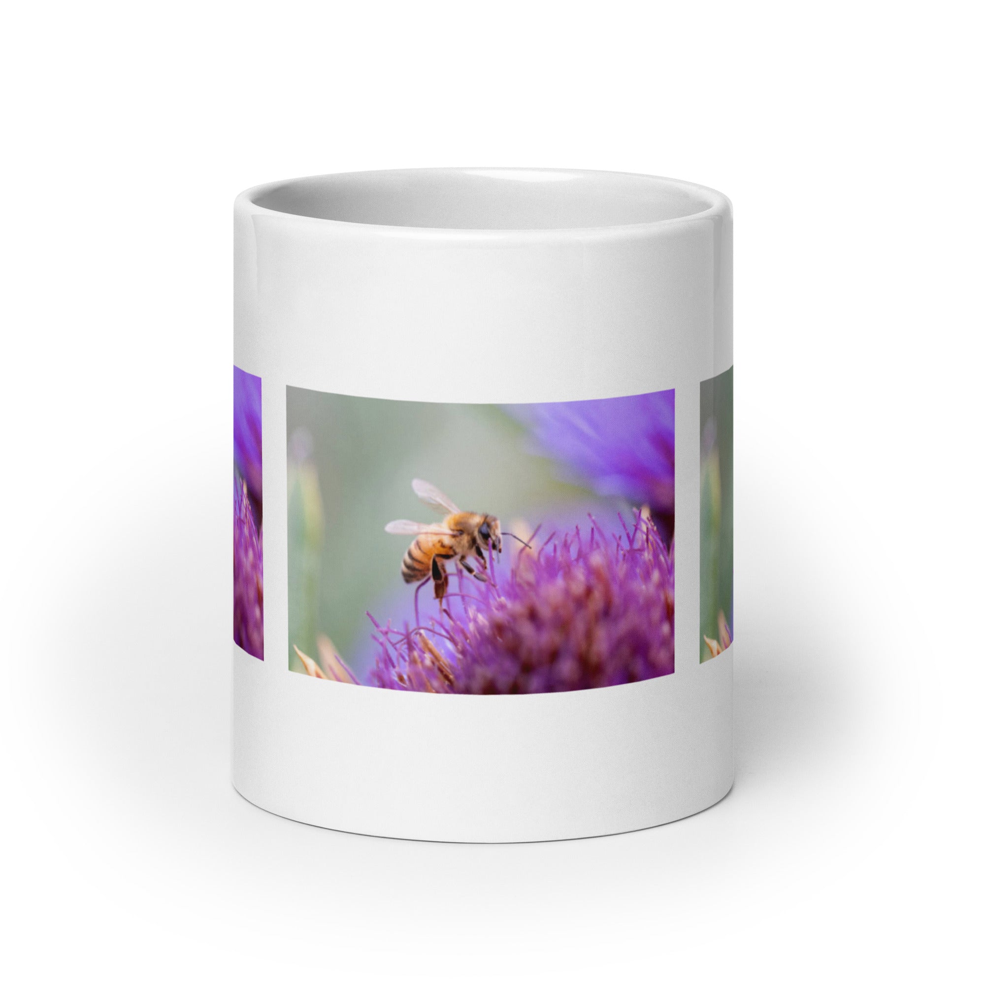 "Bee Mug #1: The Busy Pollinator (Ceramic)"