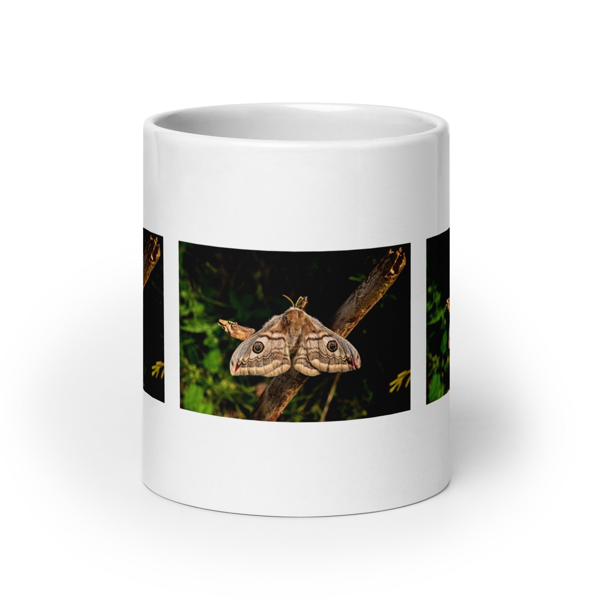 "Moth Mug #1: The Nocturnal Navigator (Ceramic)"