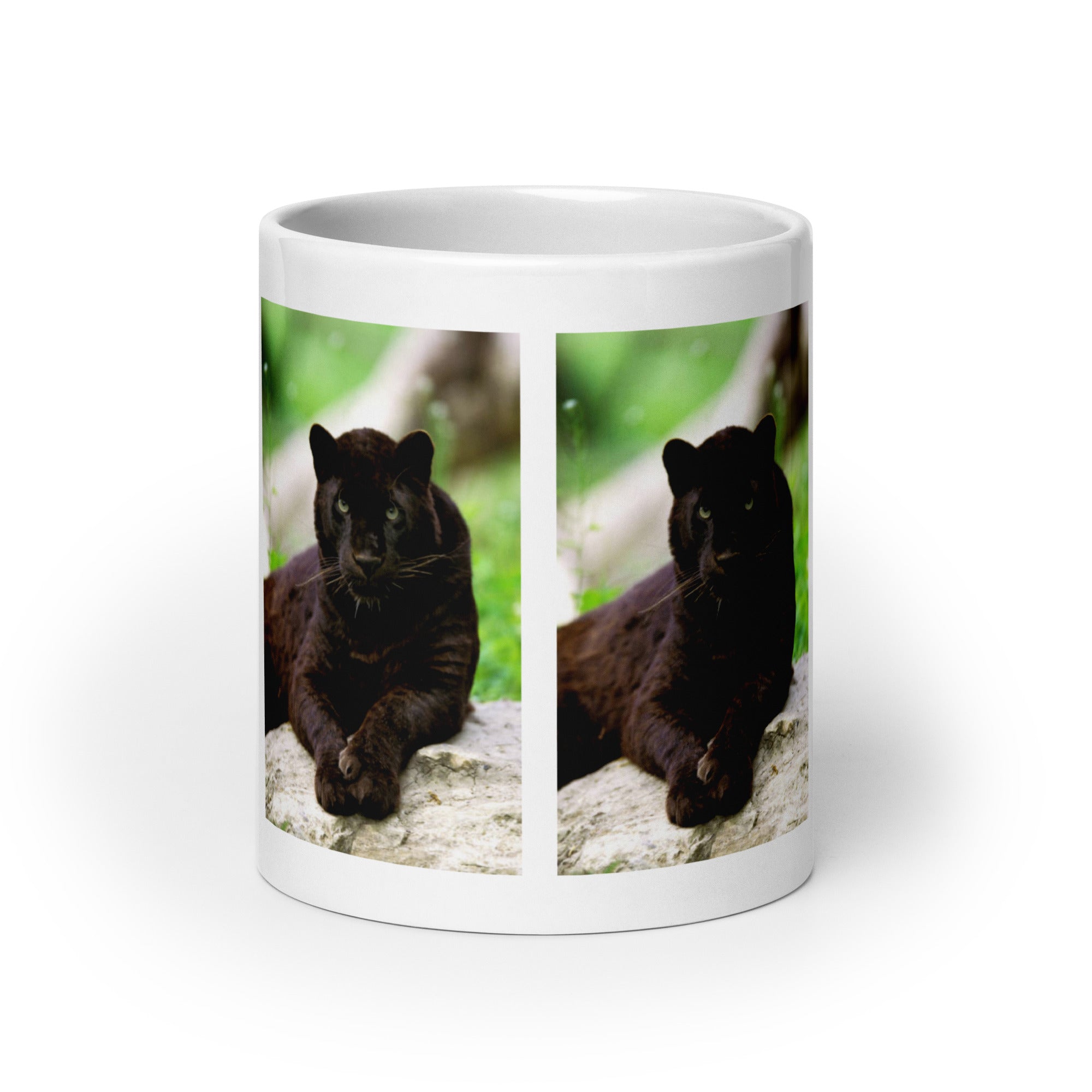 "Black Leopard Mug #1: The Phantom of the Night (Ceramic)"