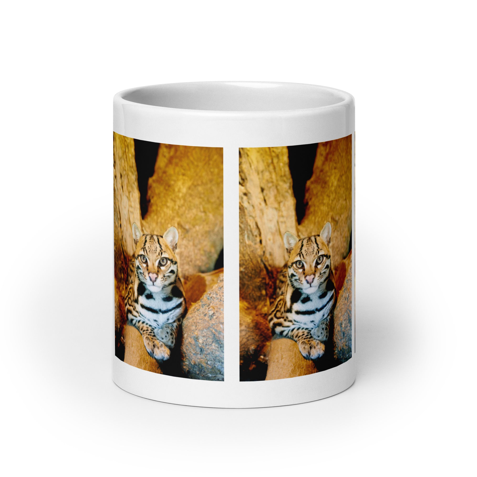 "Ocelot Mug #1: The Nocturnal Prowler (Ceramic)"