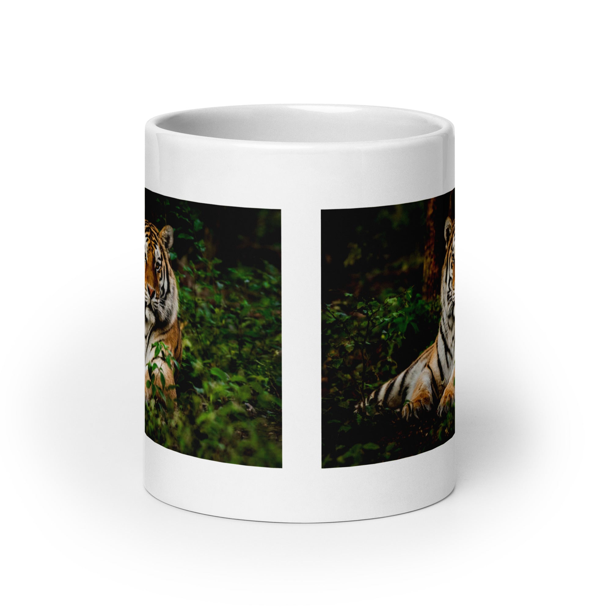 "Tiger Mug #1: The Striped Sovereign (Ceramic)"