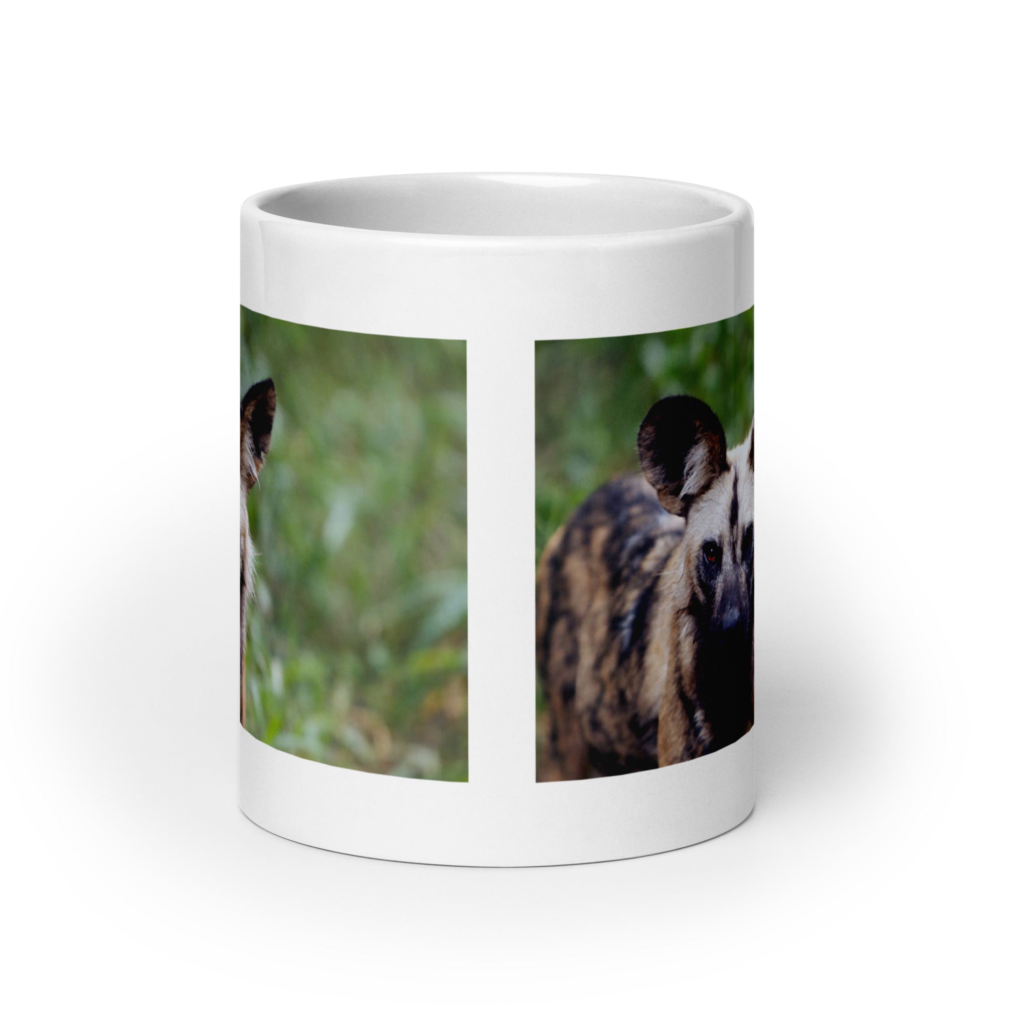 "African Wild Dog Mug #1: The Painted Pack Hunter (Ceramic)"