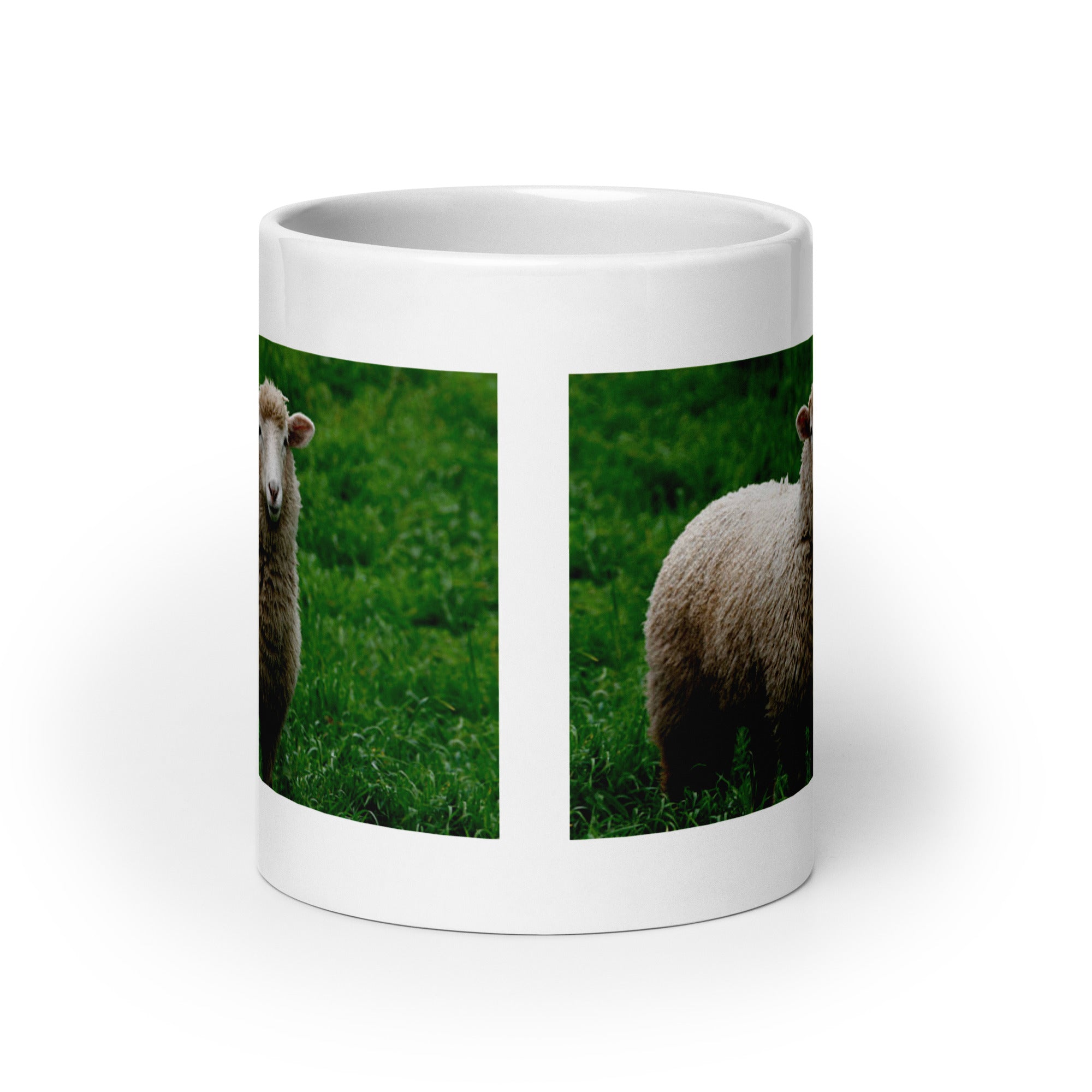 "Sheep Mug #1: The Wooly Wanderer (Ceramic)"