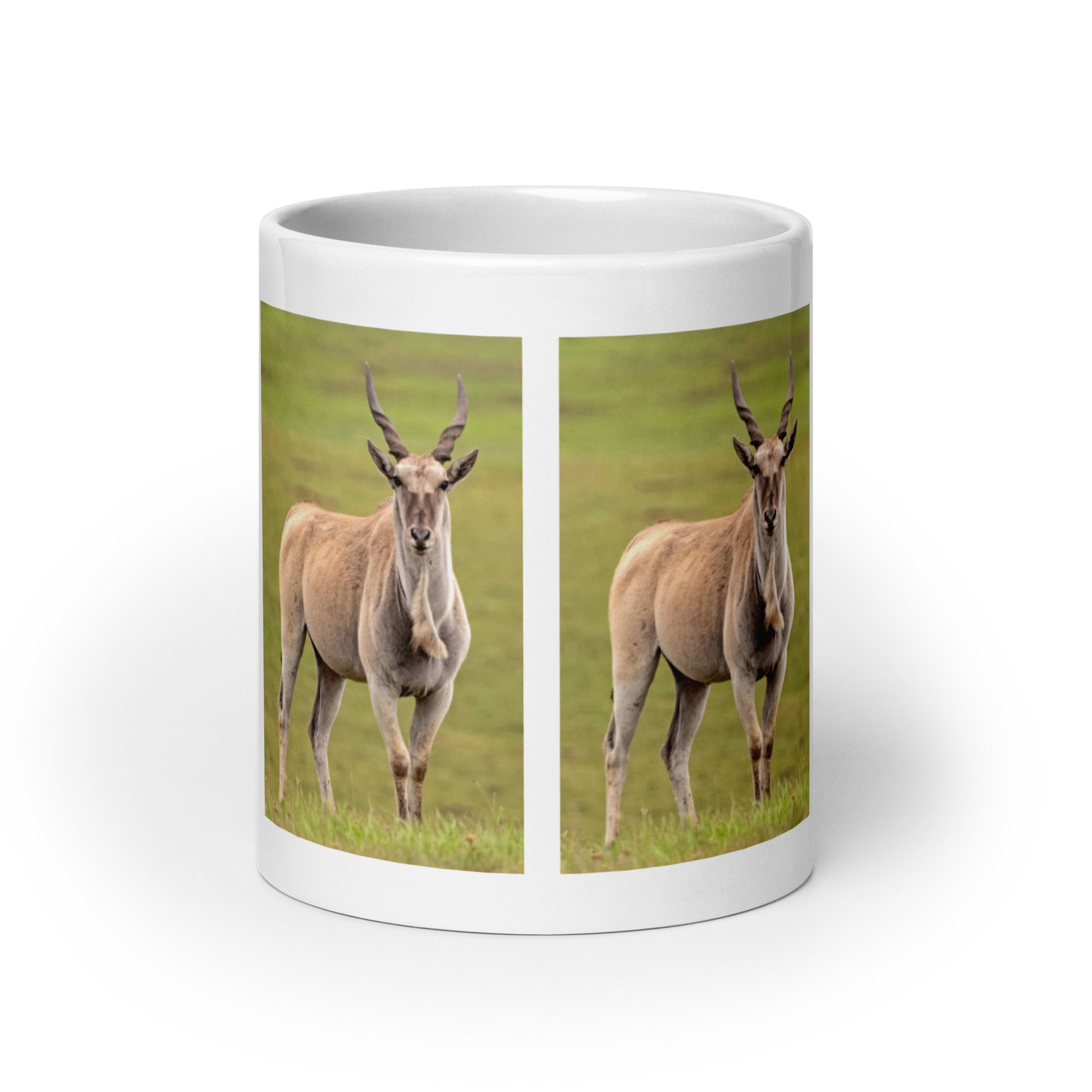 "Eland Mug #1: The Spiral-Horned Grazer (Ceramic)"