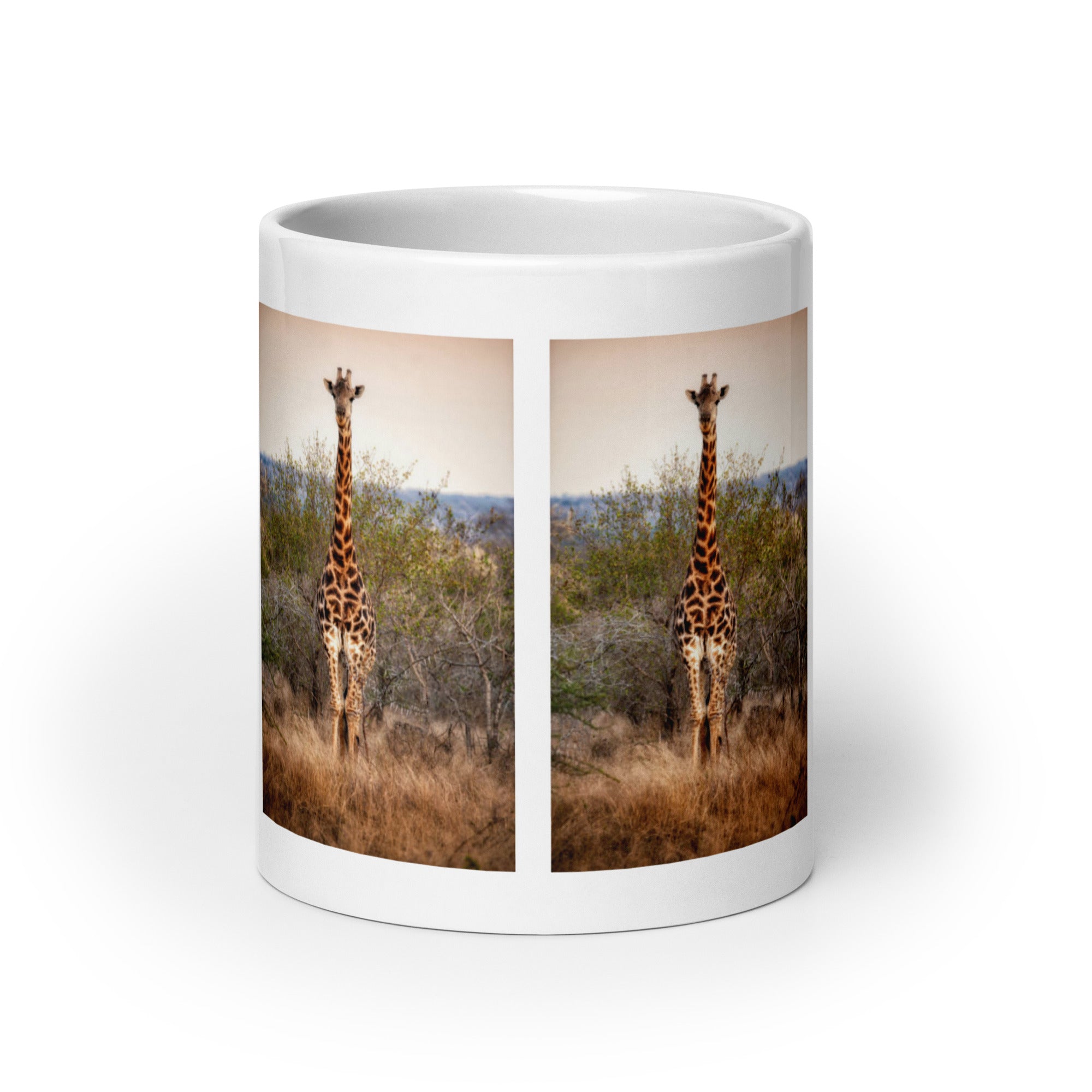 "Giraffe Mug #1: The Towering Browsers (Ceramic)"