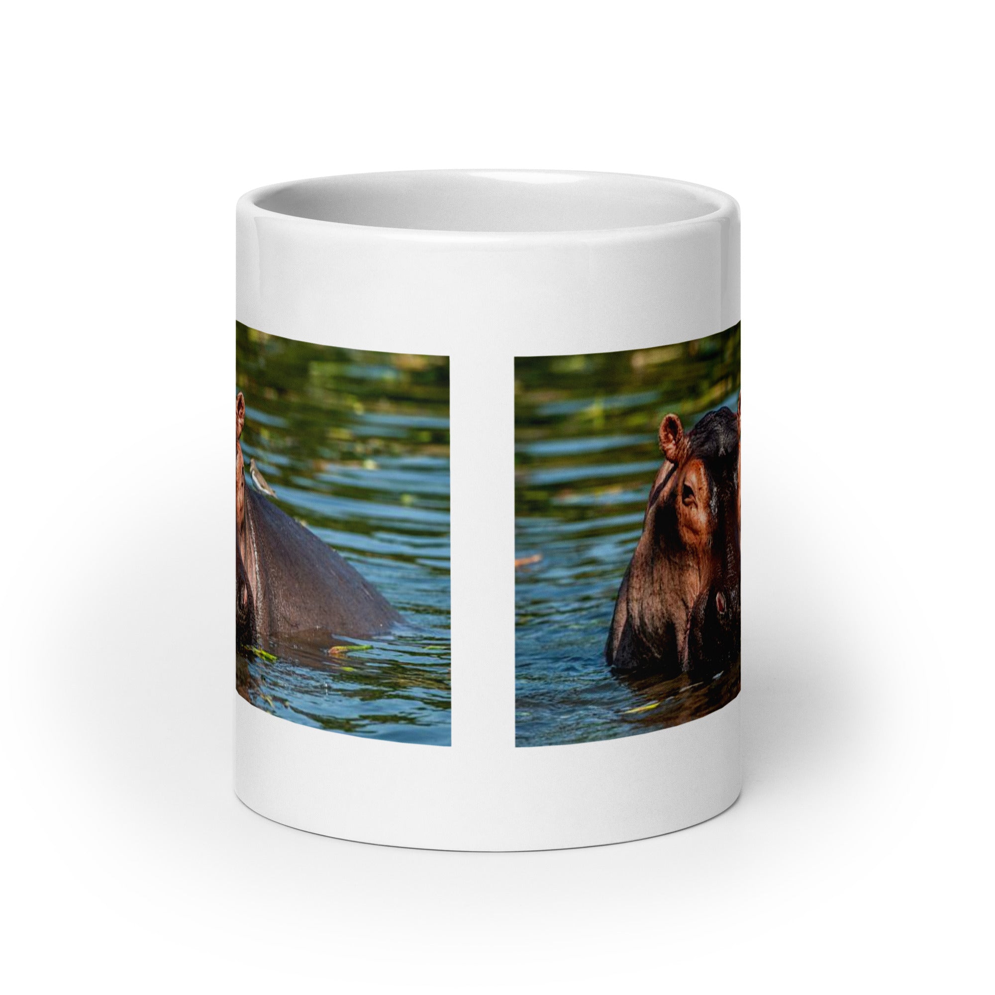 "Hippopotamus Mug #1: The River Behemoth (Ceramic)"