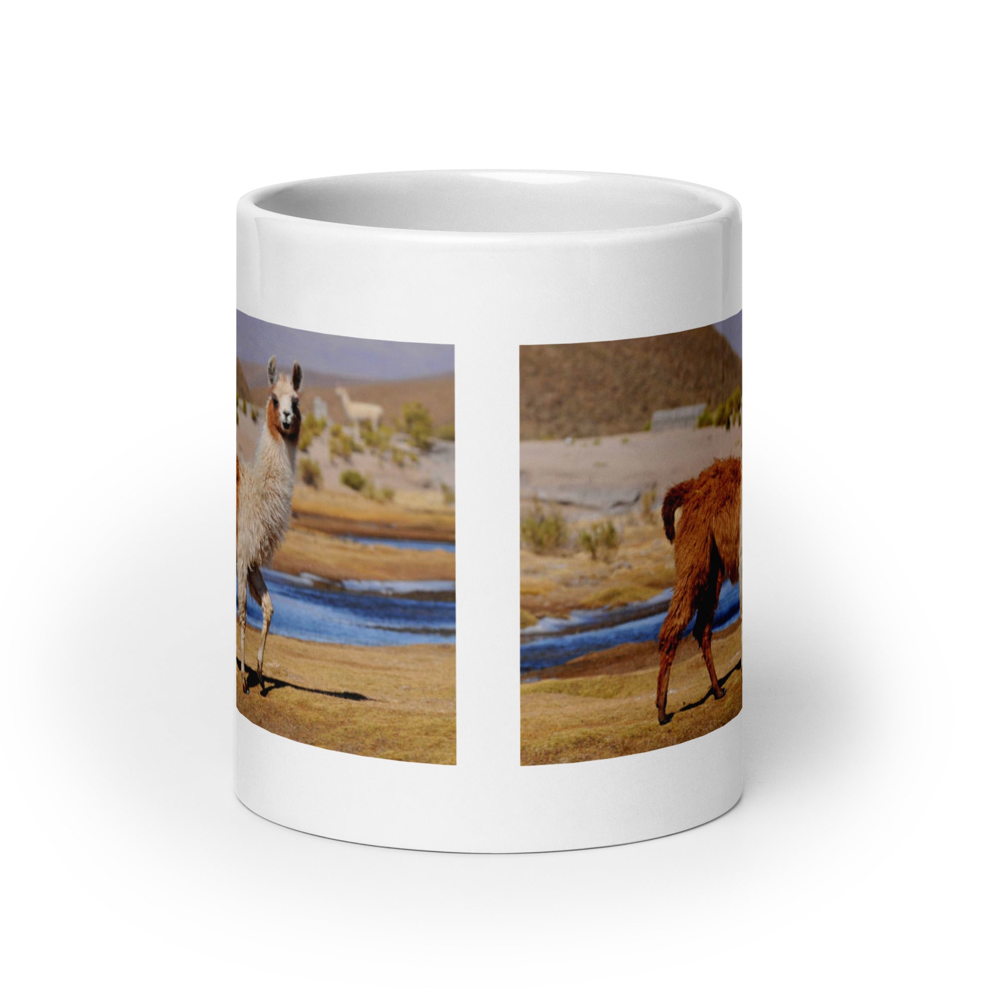 "Llama Mug #1: The High-Altitude Trekker (Ceramic)"