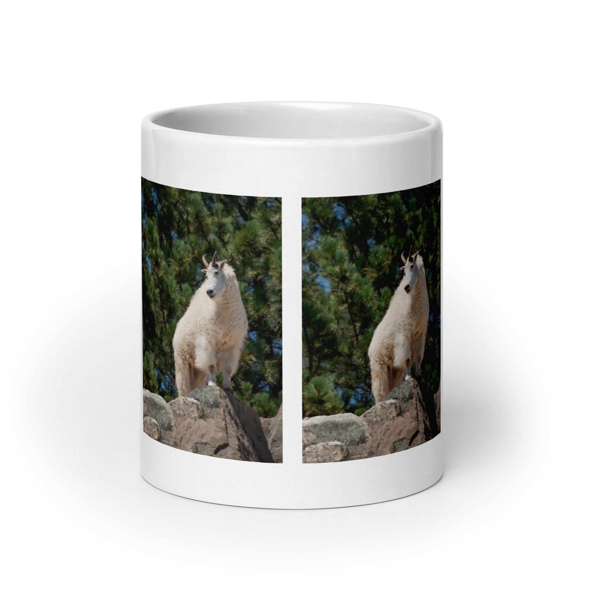 "Mountain Goat Mug #1: The Cliffside Climber (Ceramic)"