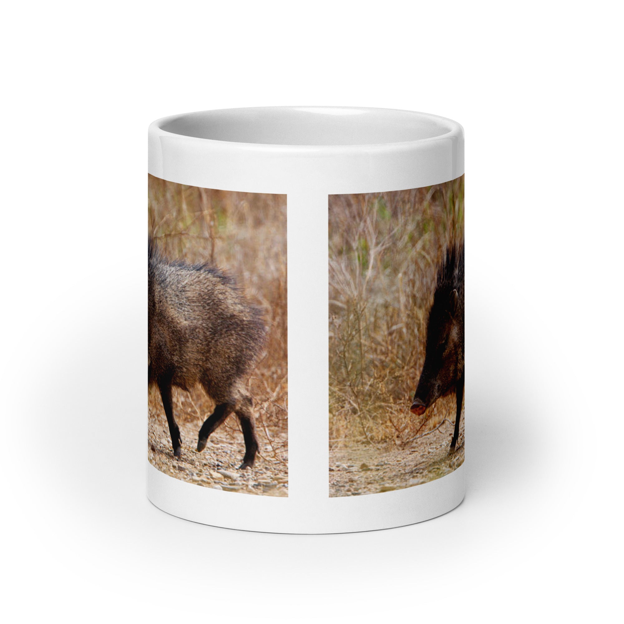 "Peccary Mug #1: The Bristly Browser (Ceramic)"