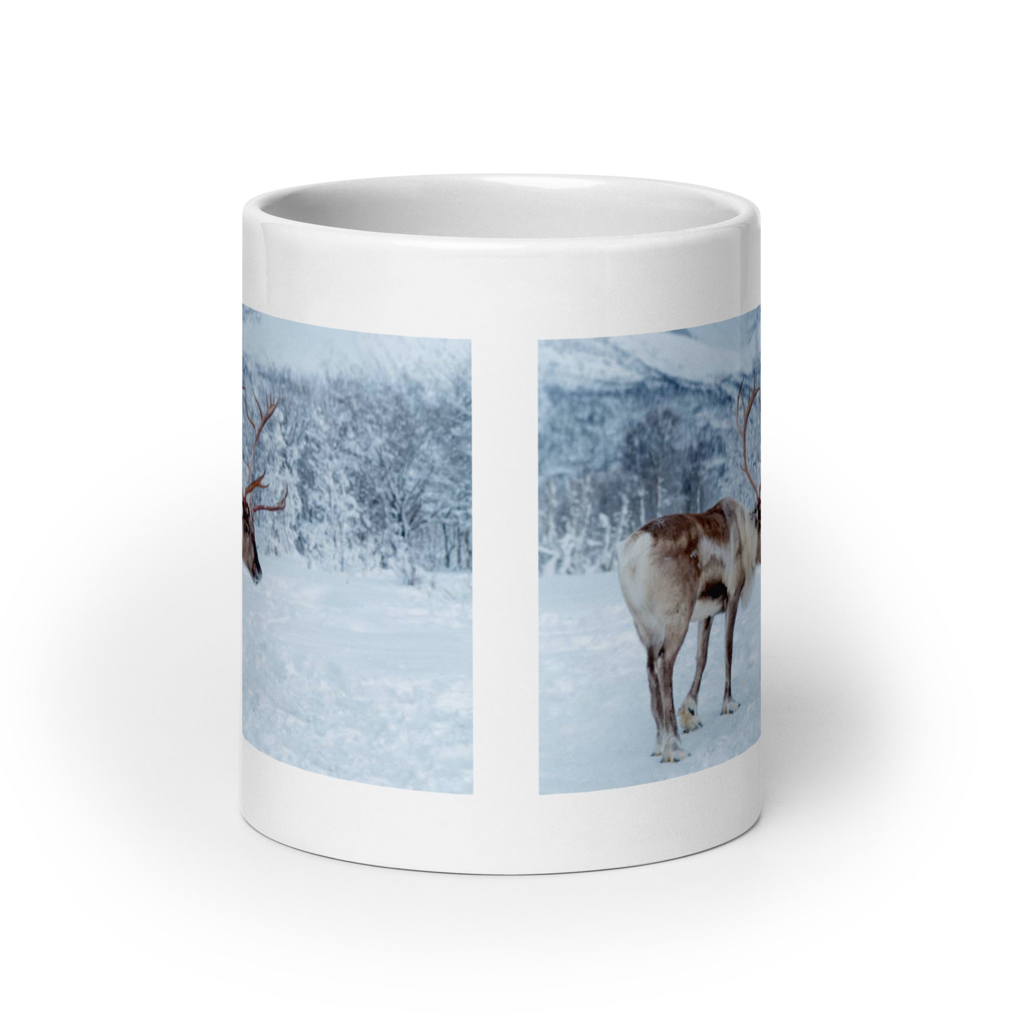 "Reindeer Mug #1: The Antlered Nomad (Ceramic)"