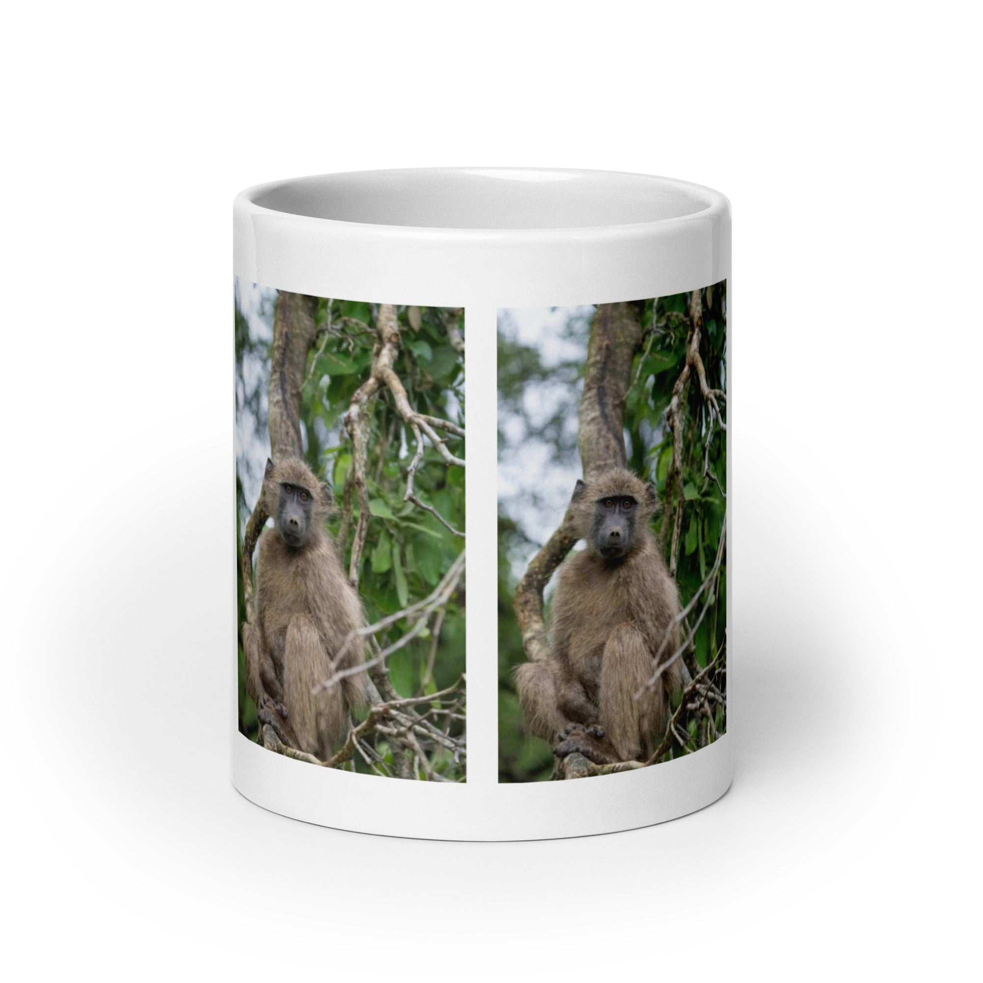 "Chacma Baboon Mug #1: The Adaptable Forager (Ceramic)"