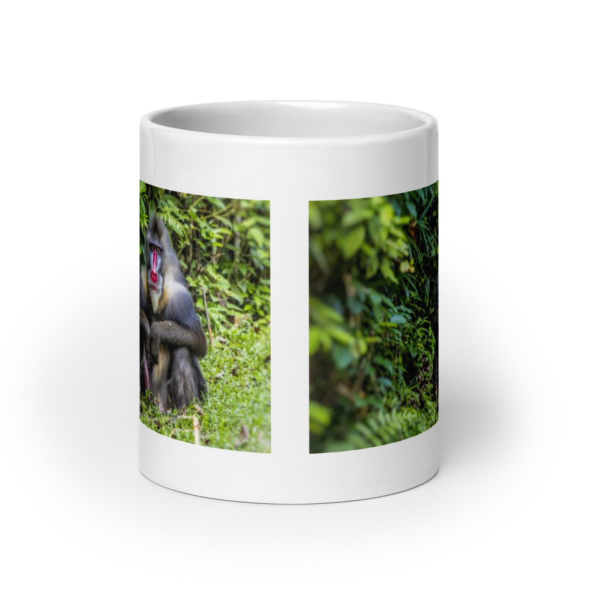 "Mandrill Mug #1: The Colorful Primate (Ceramic)"