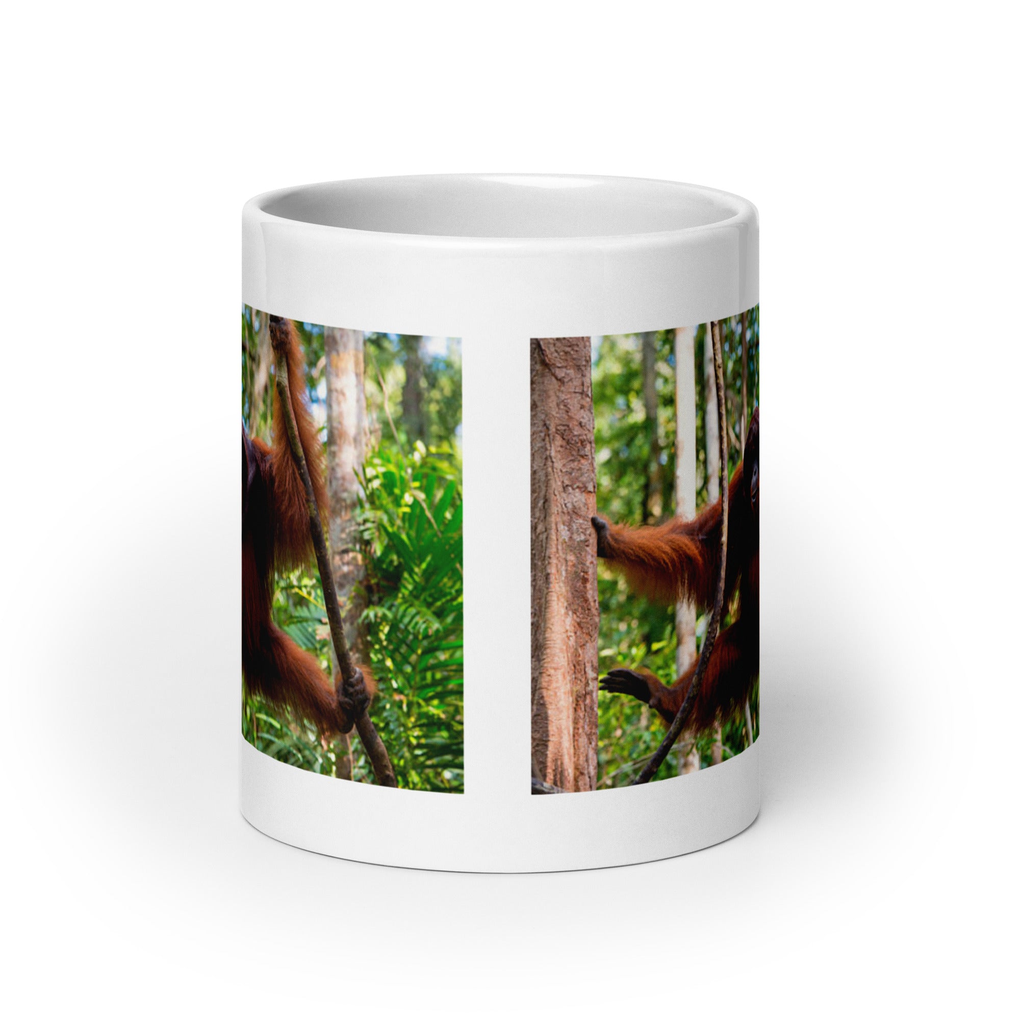 "Orangutan Mug #1: The Gentle Tree Dweller (Ceramic)"