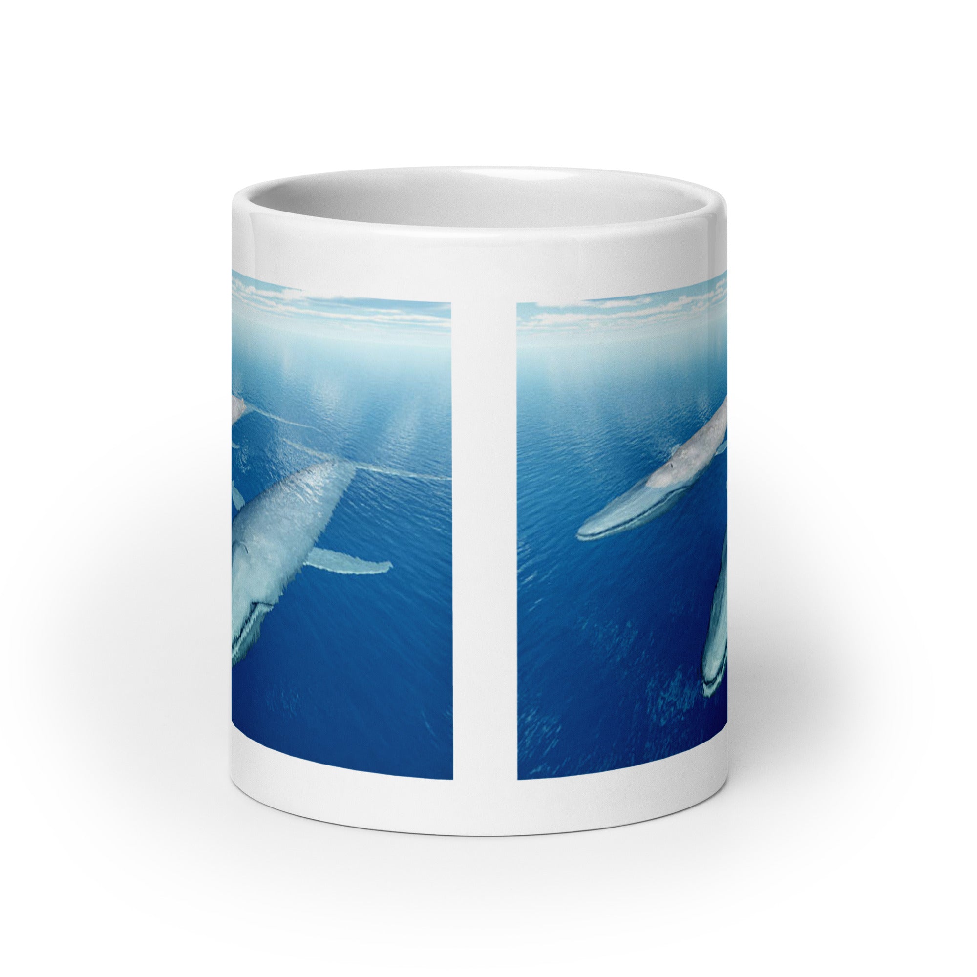 Blue Whale Mug #1: The Gentle Giant (Ceramic)