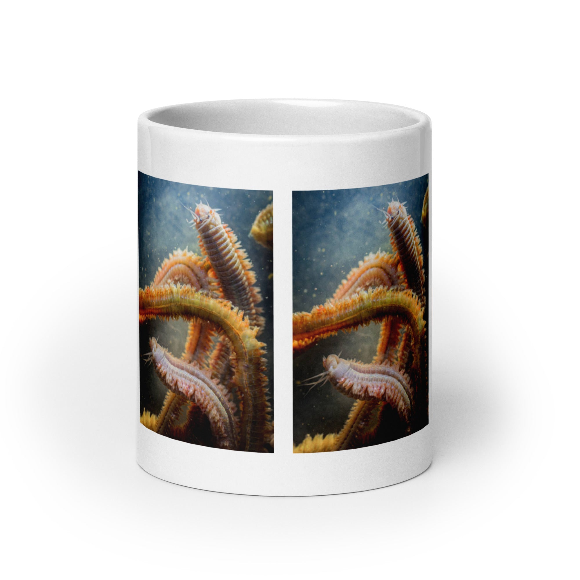 Worm Mug #1: Unique Marine Life Design (Ceramic)