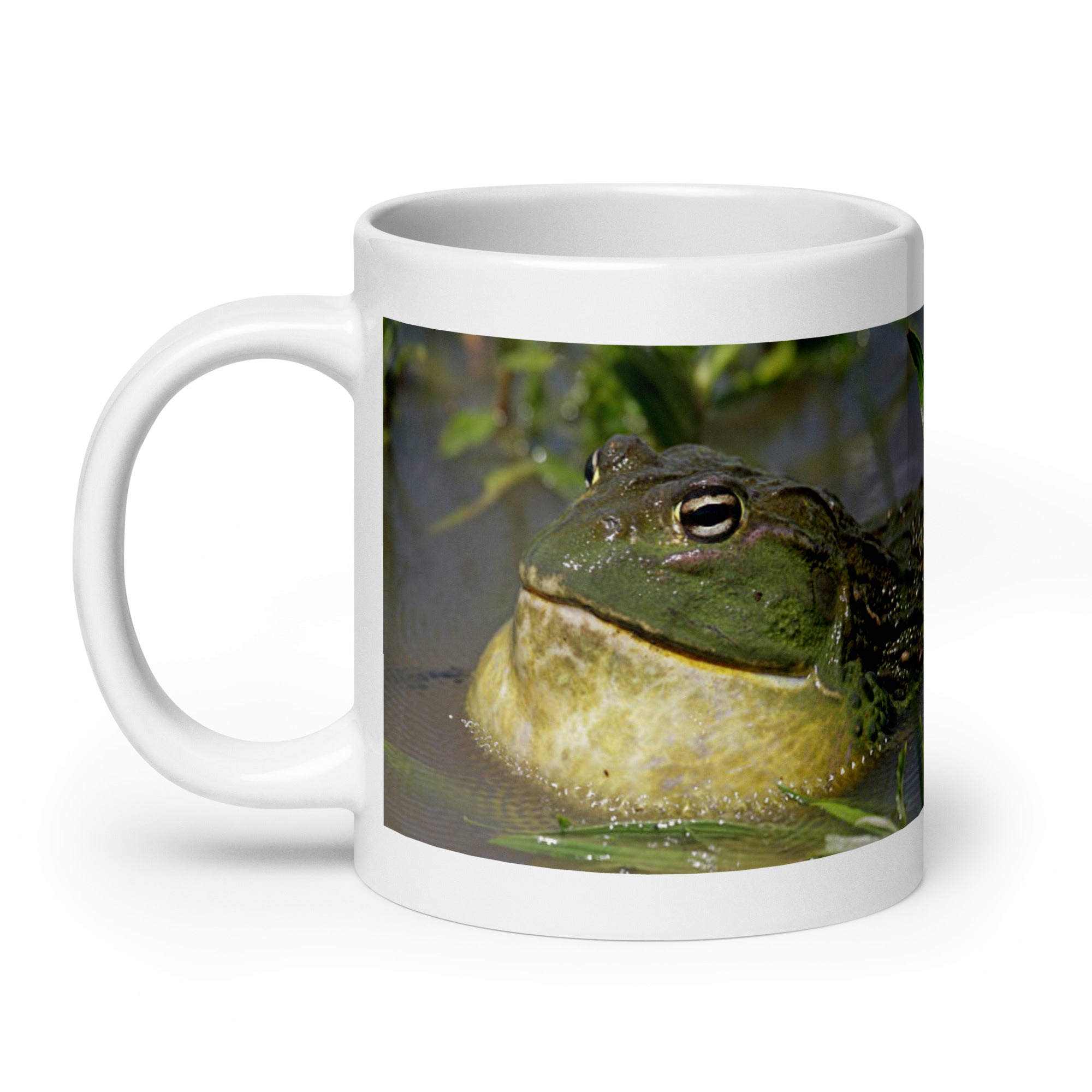 "African Bullfrog Mug #1: The Mighty Croaker (Ceramic)"