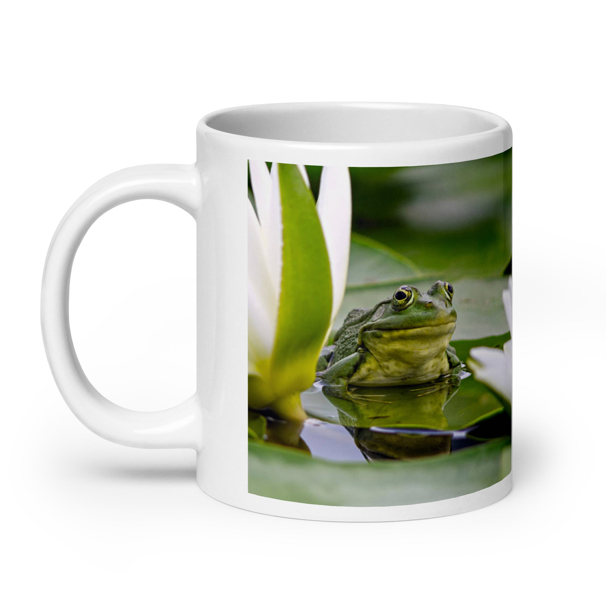 "Frog Mug #1: Nature’s Gentle Hopper (Ceramic)"