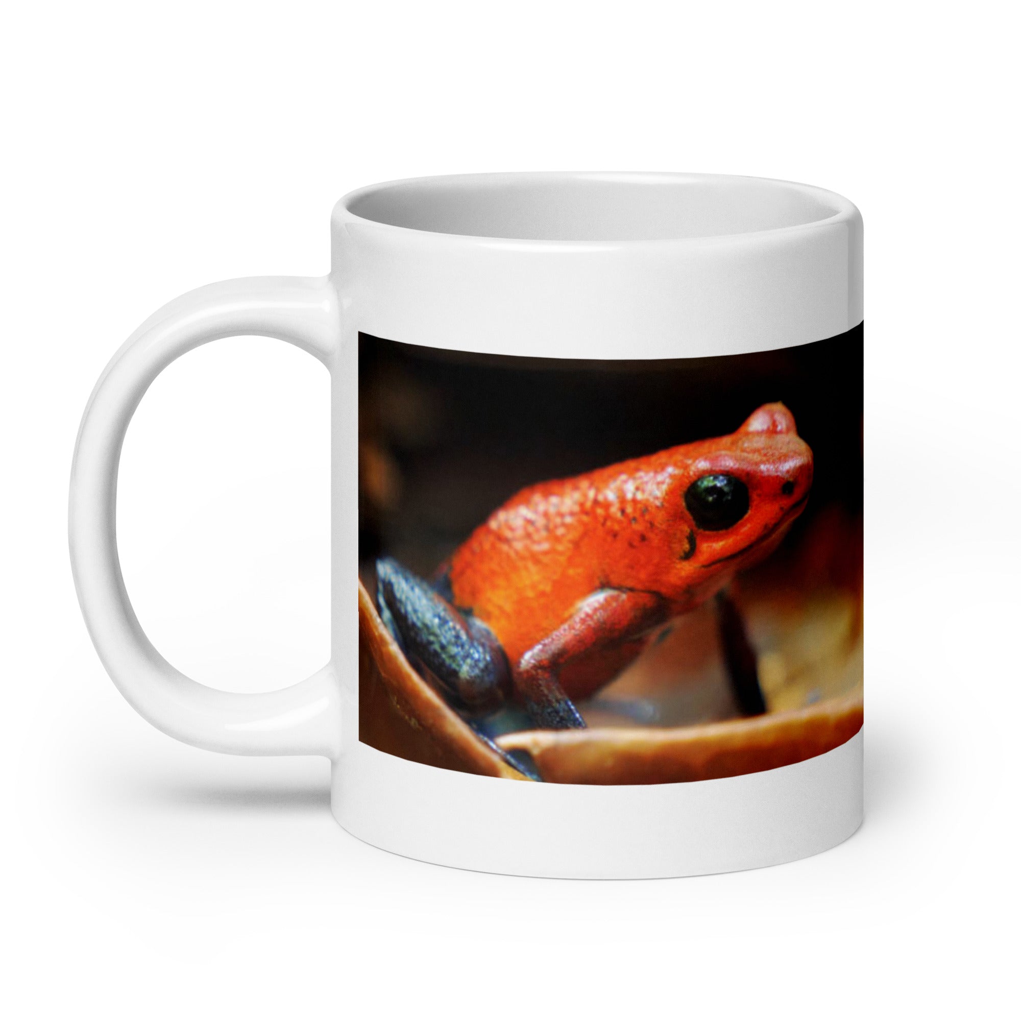 "Poison Frog Mug #1: Vibrant Colors, Powerful Nature (Ceramic)"