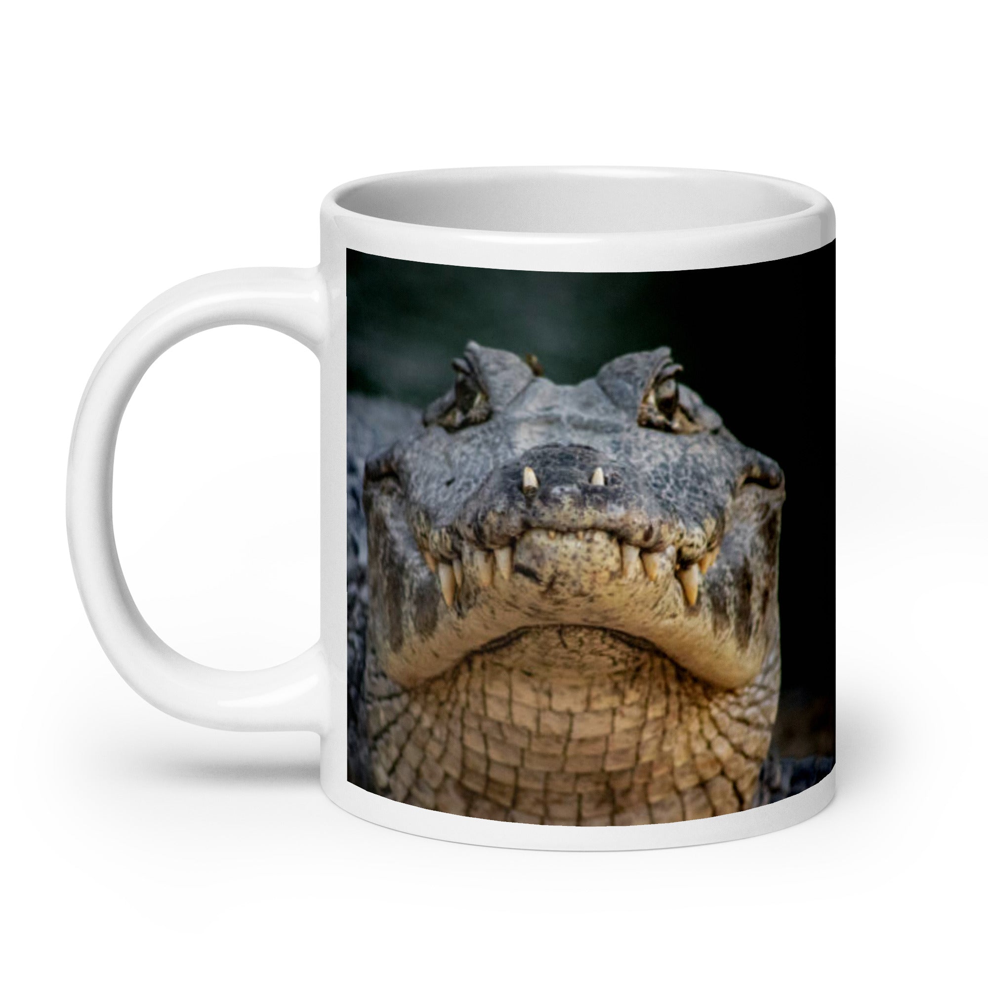 "Alligator Mug#1: Power and Grace of the Swamp (Ceramic)"