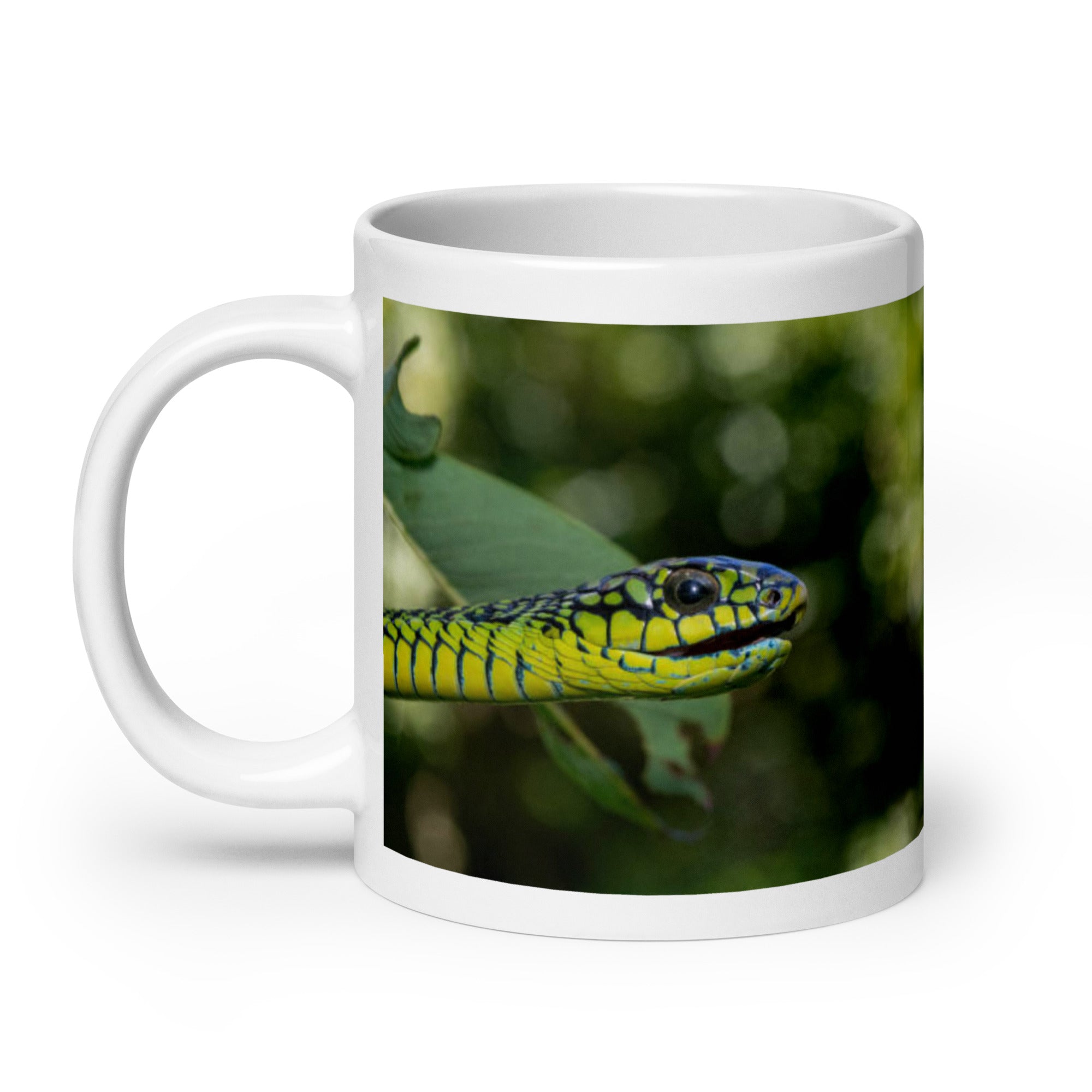 "Boomslang Mug #1: Elegance and Stealth of the Canopy  (Ceramic)"