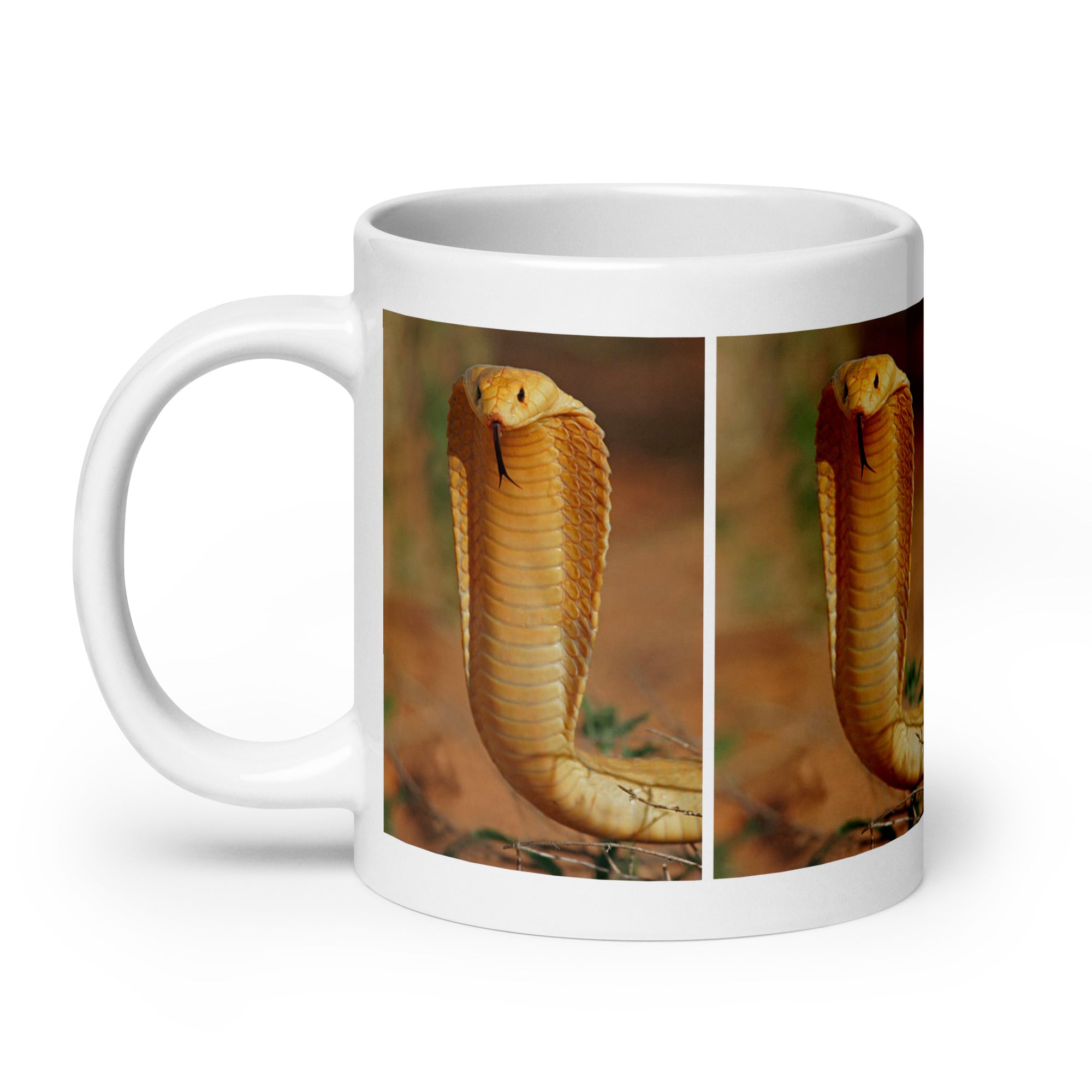 "Cape Cobra Mug #1: Majesty and Power of the Desert  (Ceramic)"