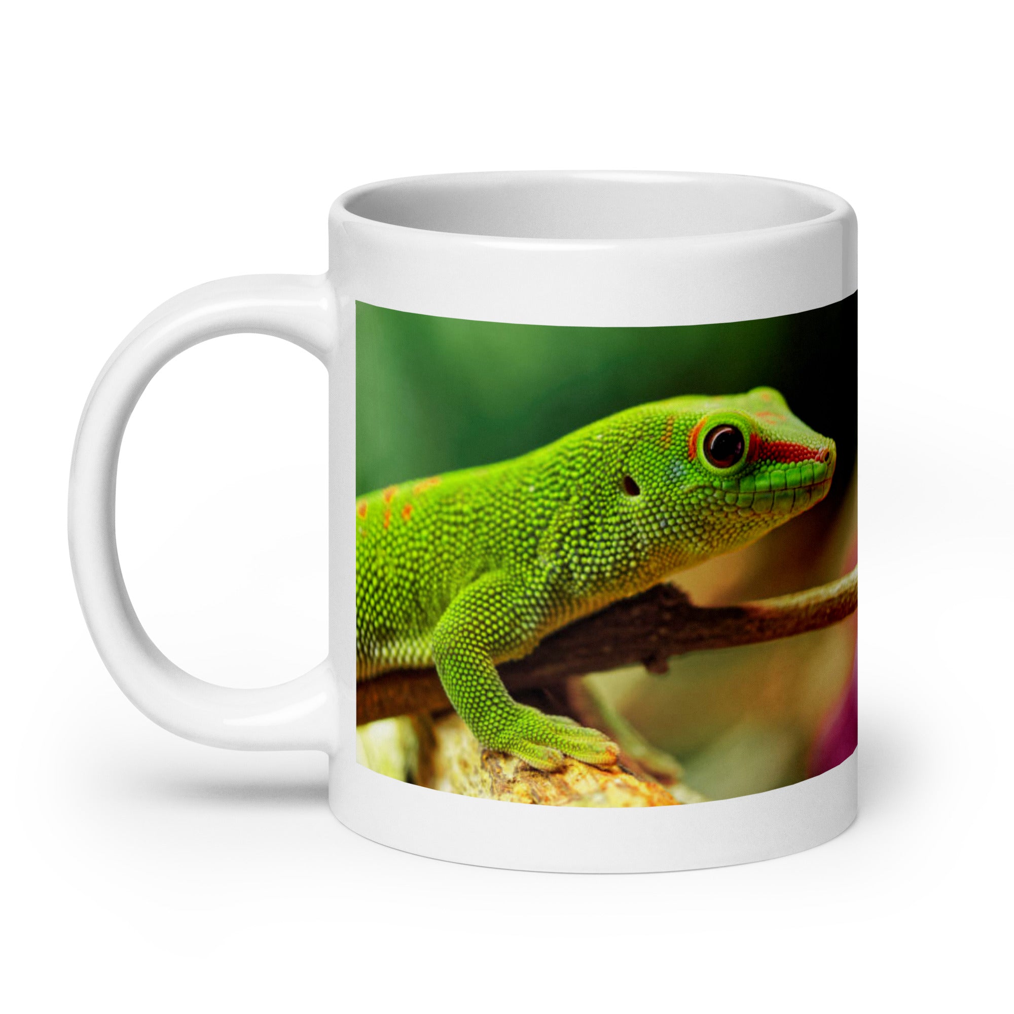 "Gecko Mug #1:  Charm and Agility of the Tropics  (Ceramic)"