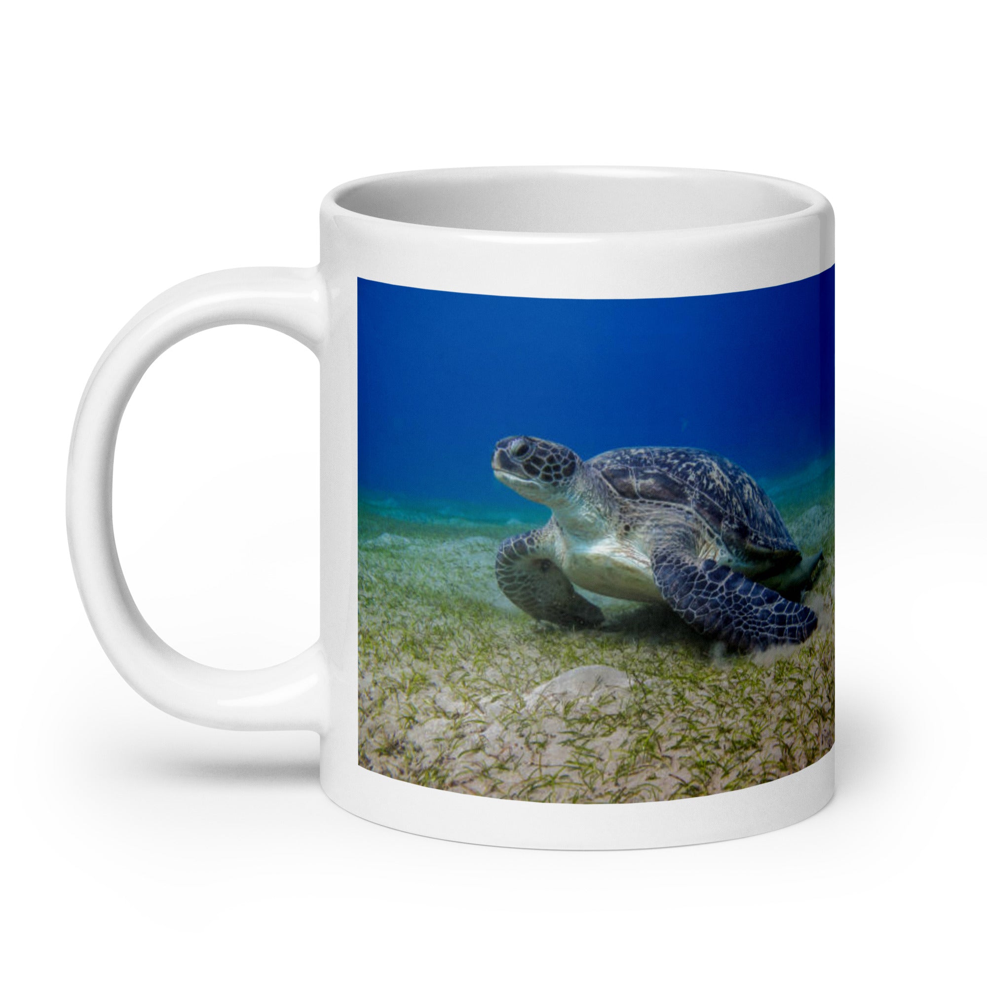 "Leatherback Turtle Mug #1: Grace and Resilience of the Ocean (Ceramic)"