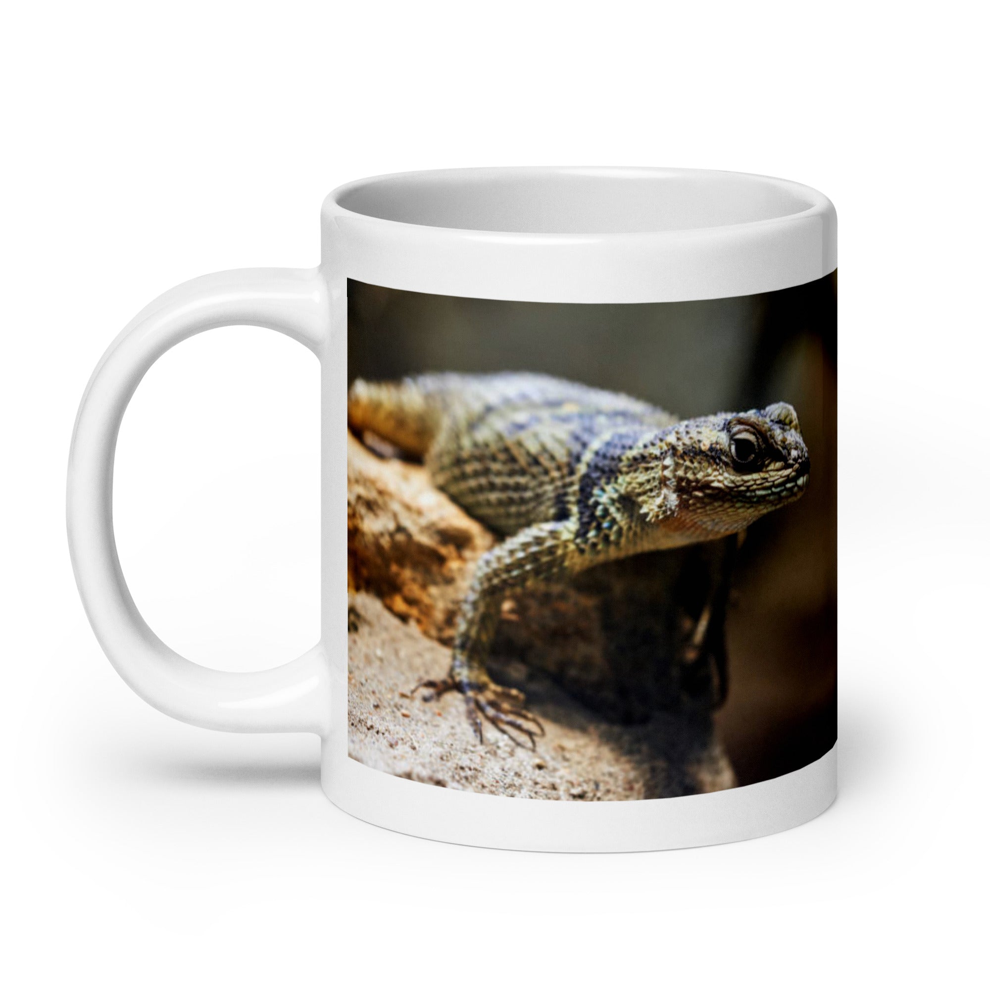 "Lizard Mug #1: Agility and Charm of the Reptile World  (Ceramic)"