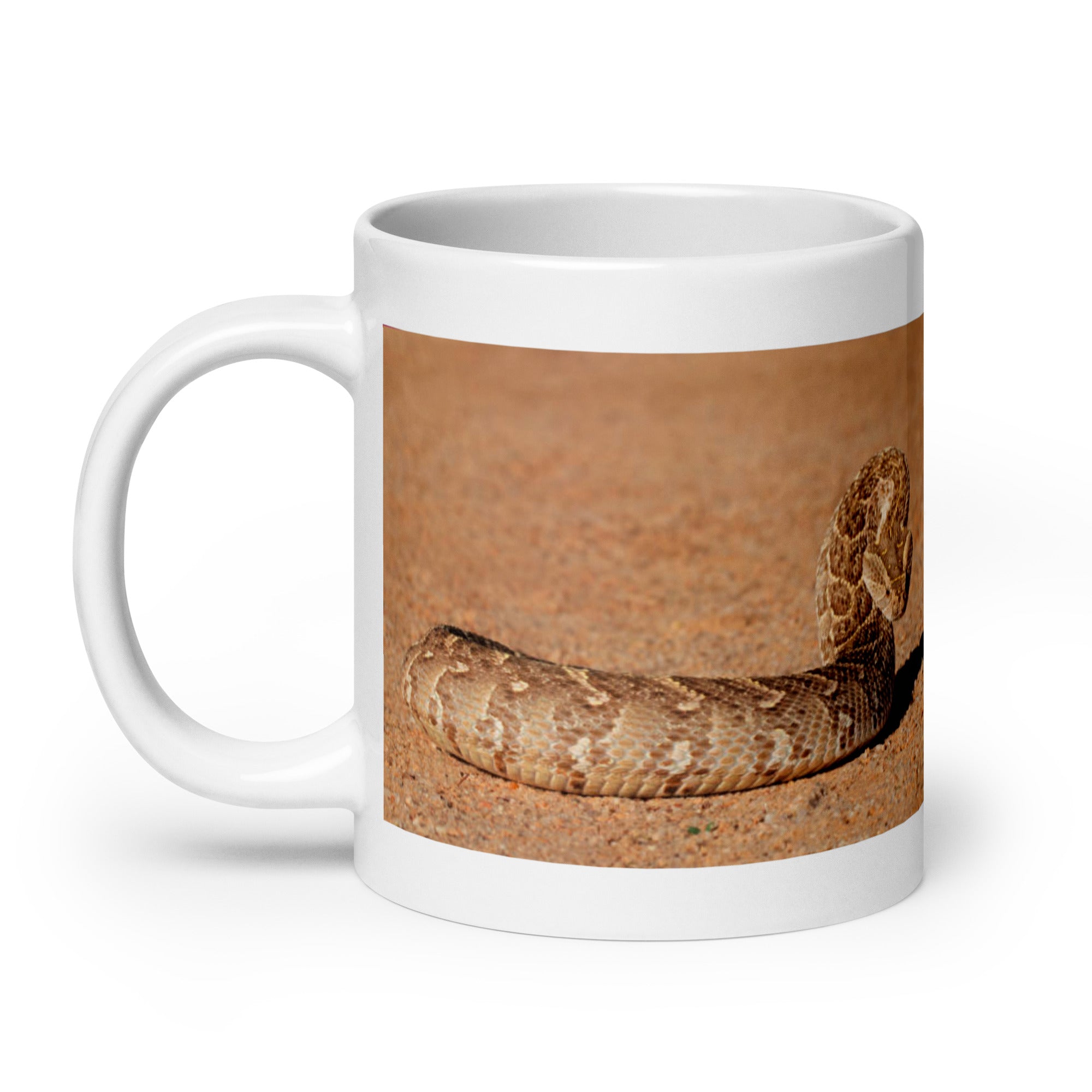 "Puff Adder Mug #1:  Stealth and Power of the Savanna  (Ceramic)"