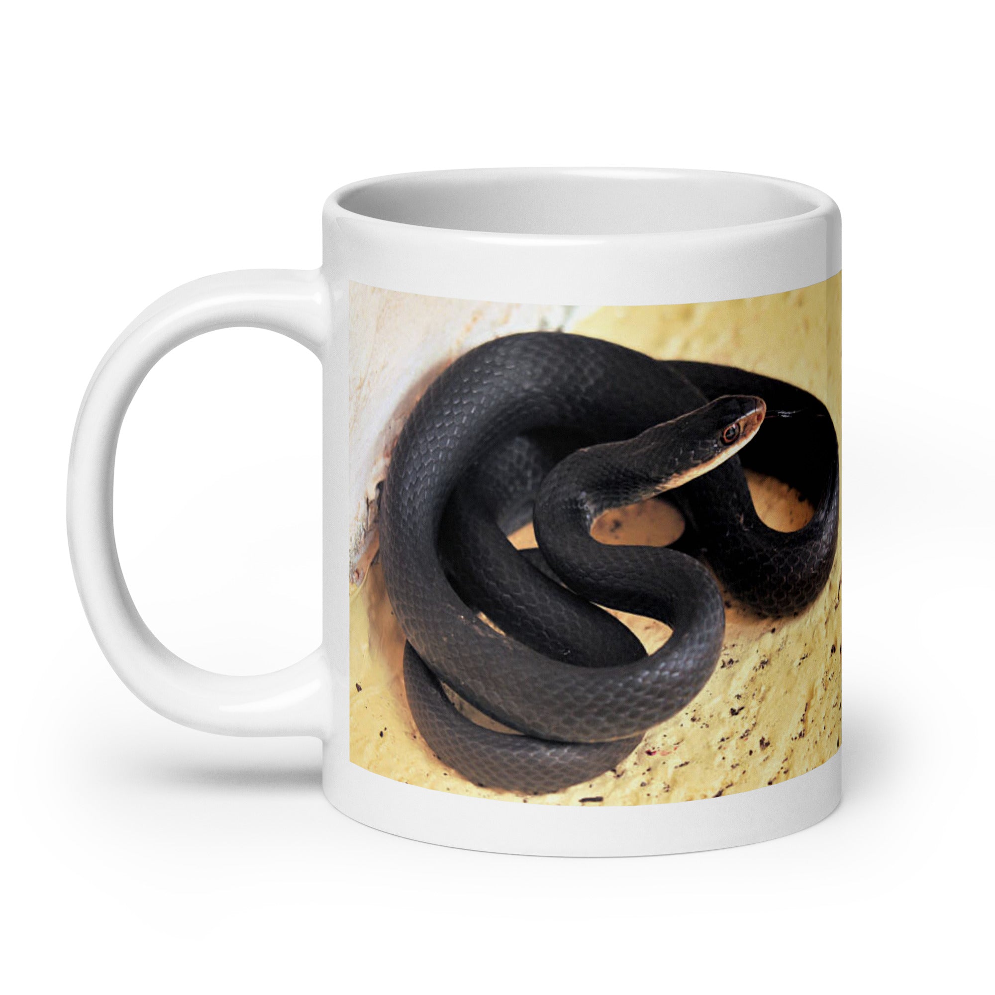 "Racer Snake Mug #1: Speed and Sleekness of the Wild (Ceramic)"