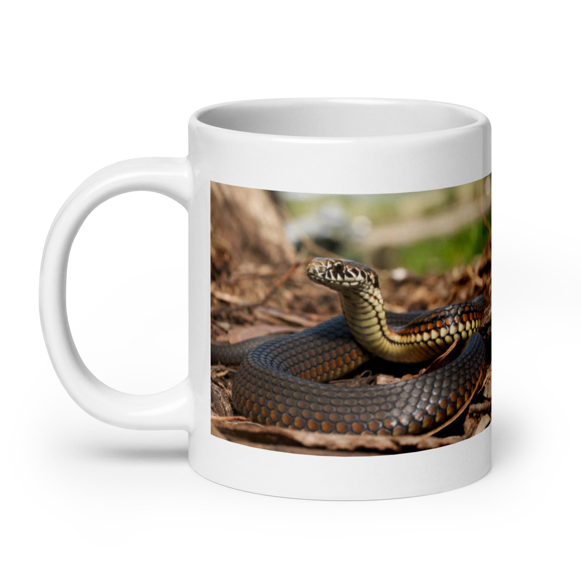 "Snake Mug #1:  Elegance and Mystery of the Reptile World  (Ceramic)"