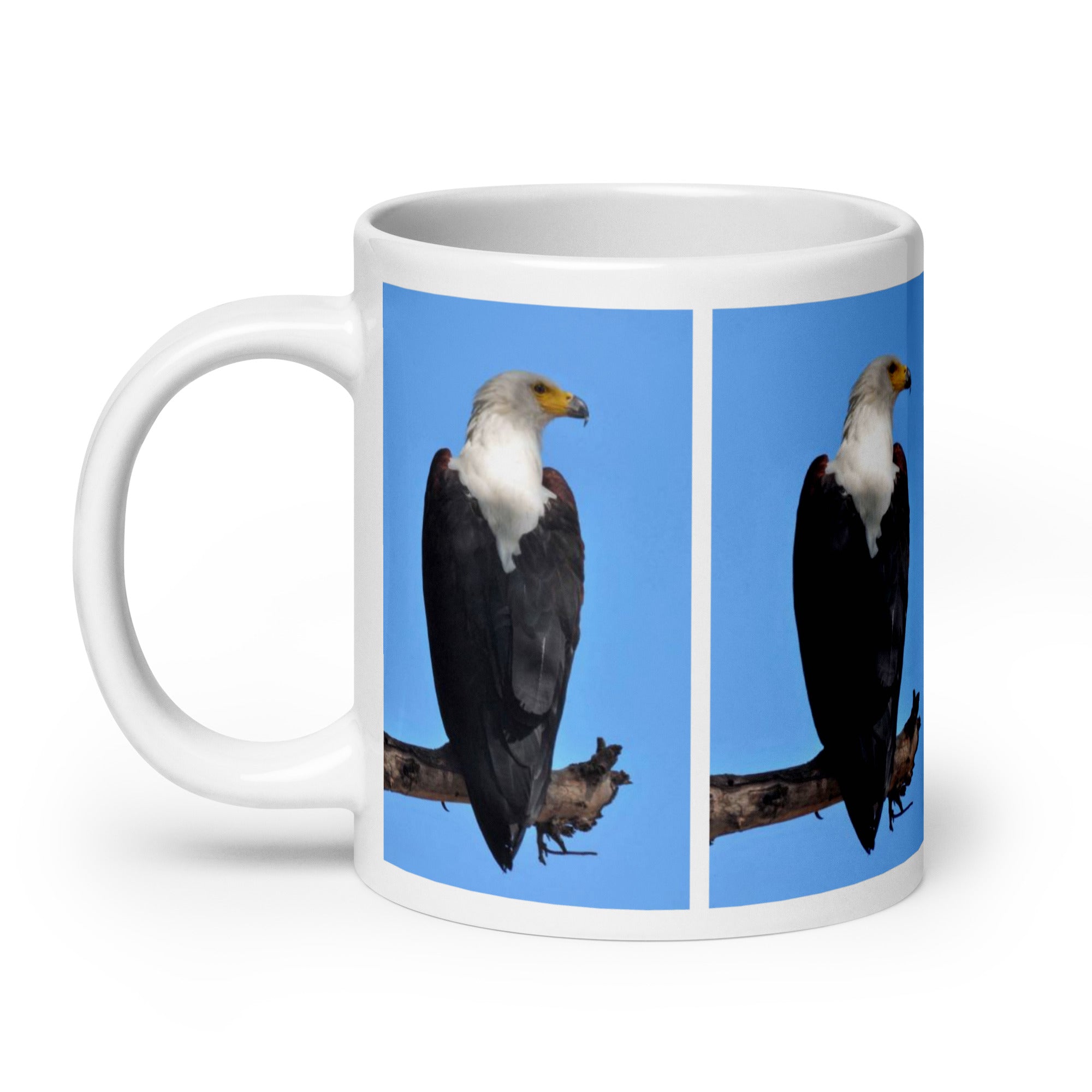 "African Fish Eagle Mug #1: The Piercing Call (Ceramic)"