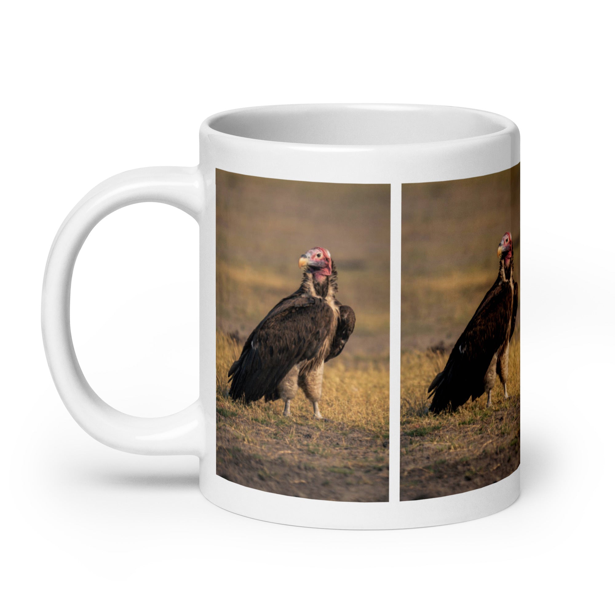 "Lappet-Faced Vulture Mug #1: The Feathered Powerhouse (Ceramic)"