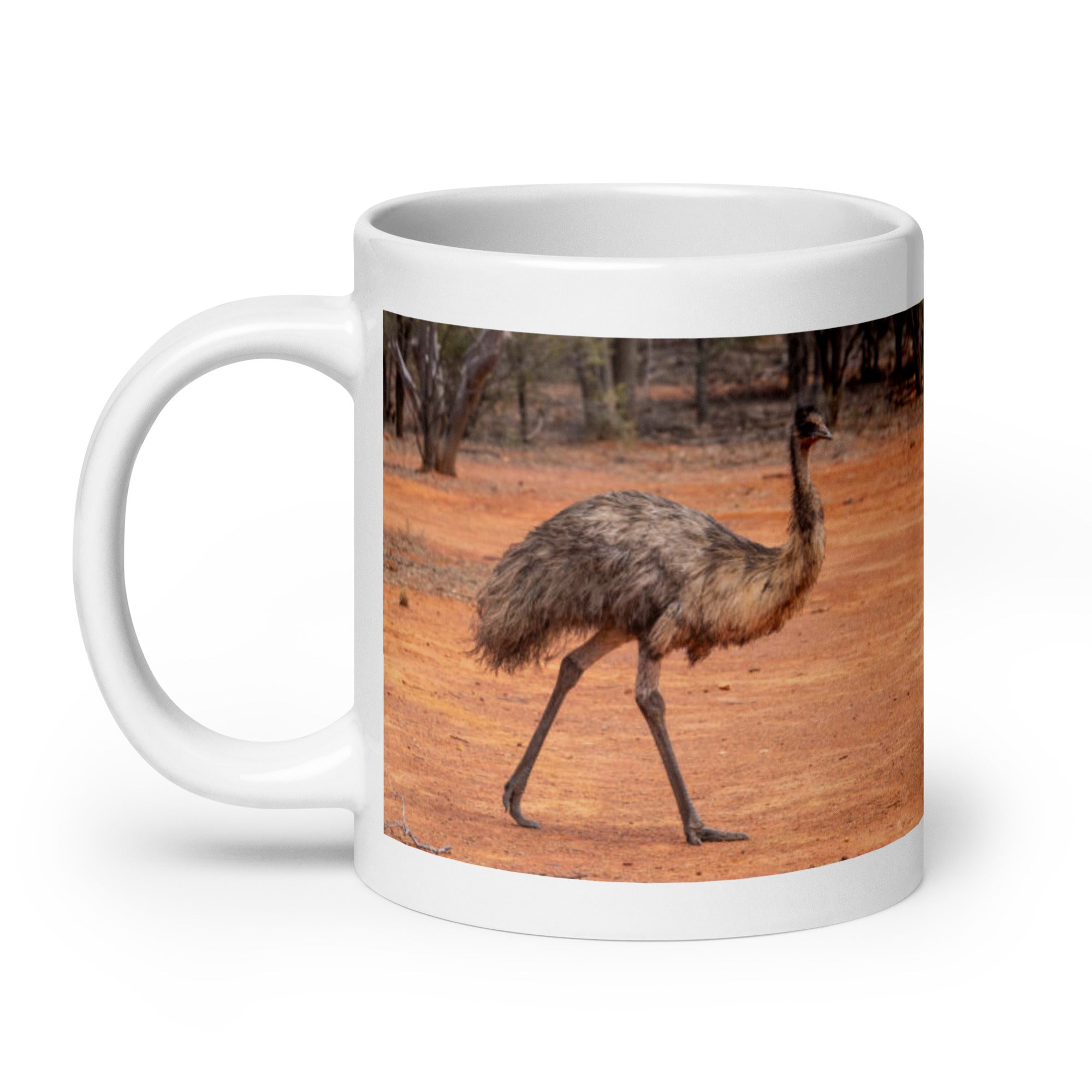 "Emu Mug #1: The Flightless Strider (Ceramic)"