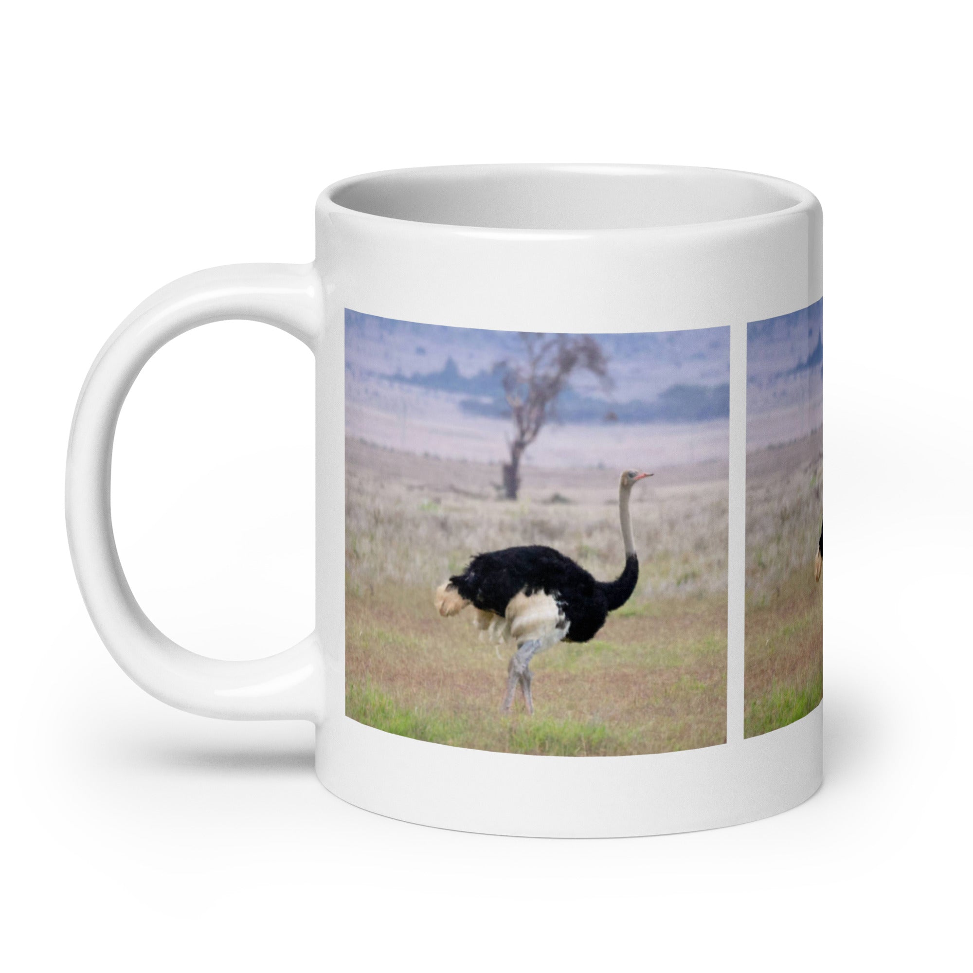 "Ostrich Mug #1: The Speedy Strider (Ceramic)"