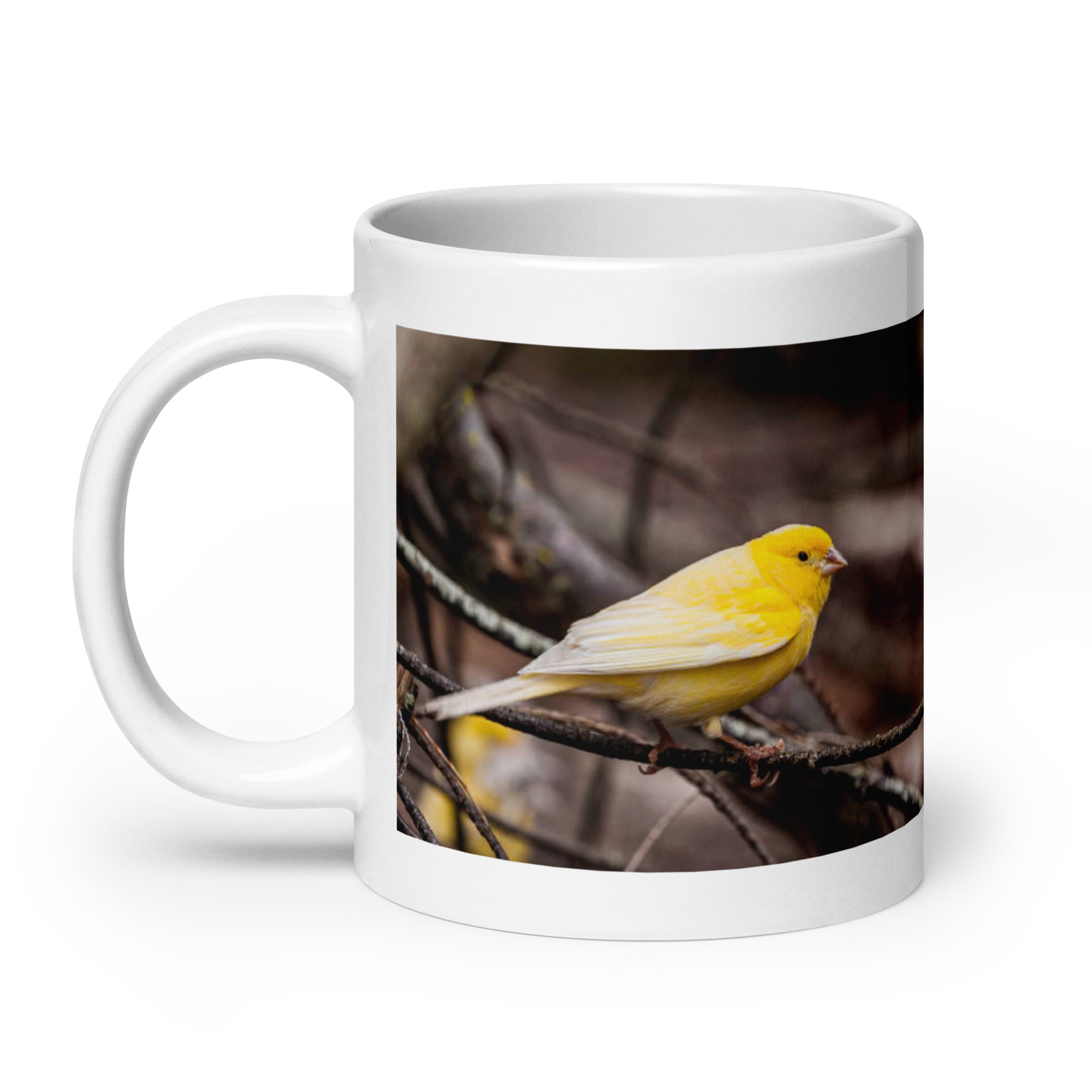 "Canary Mug #1: The Golden Songbird (Ceramic)"