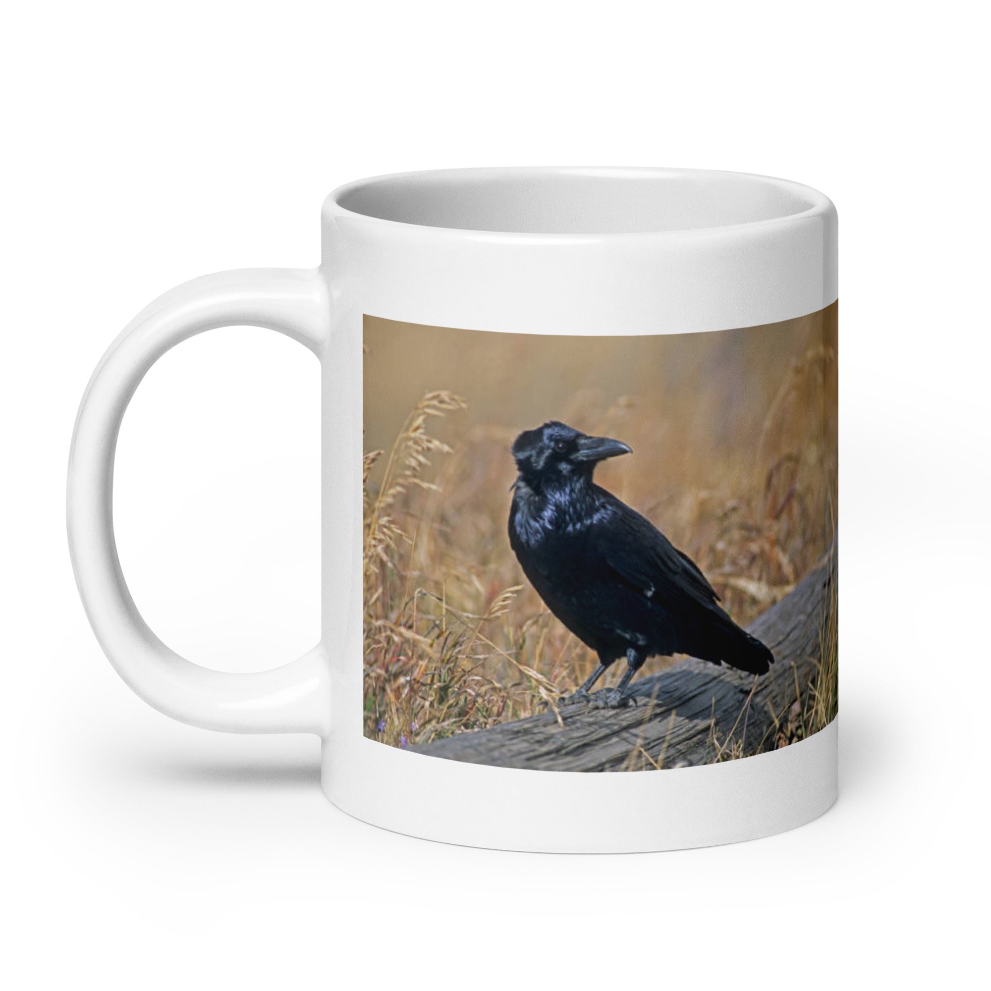 "Raven Mug #1: The Enigmatic Omen (Ceramic)"