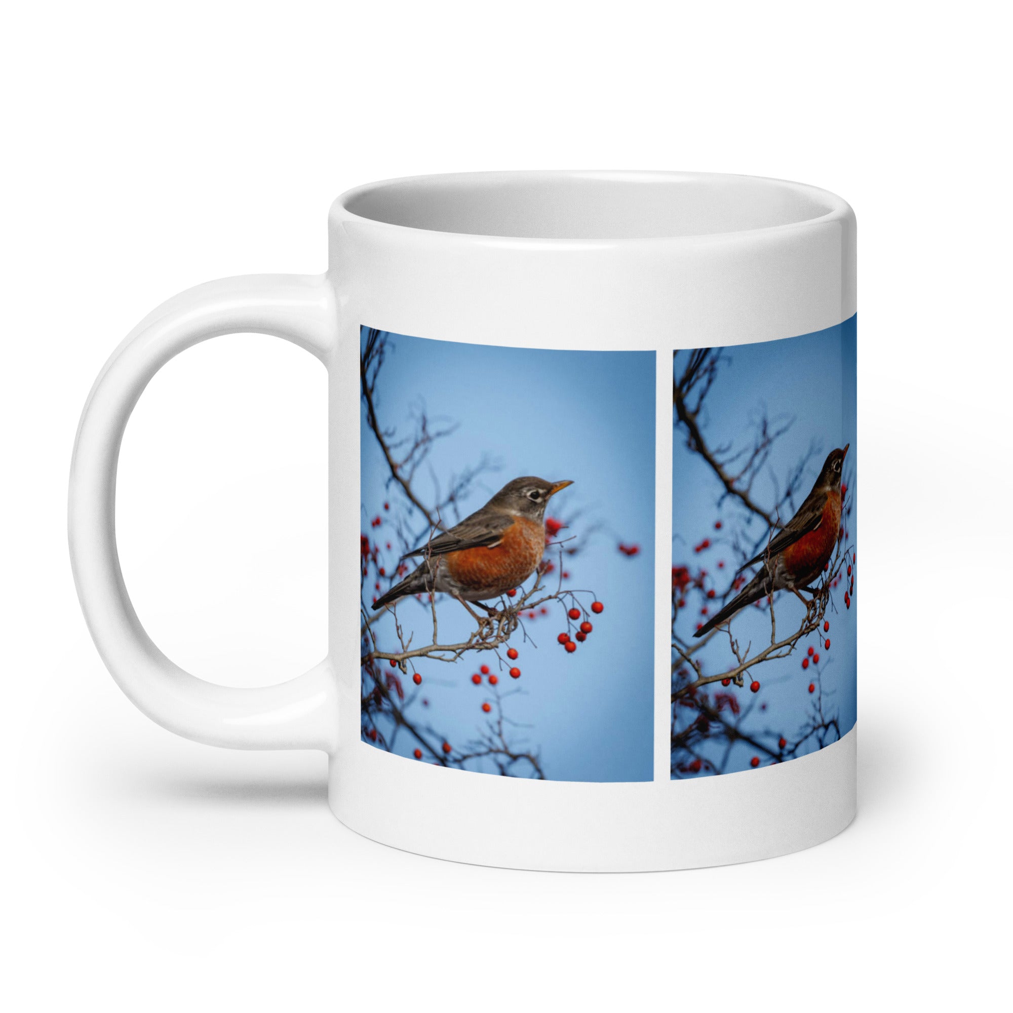 "Robin Mug #1: The Cheerful Early Bird (Ceramic)"