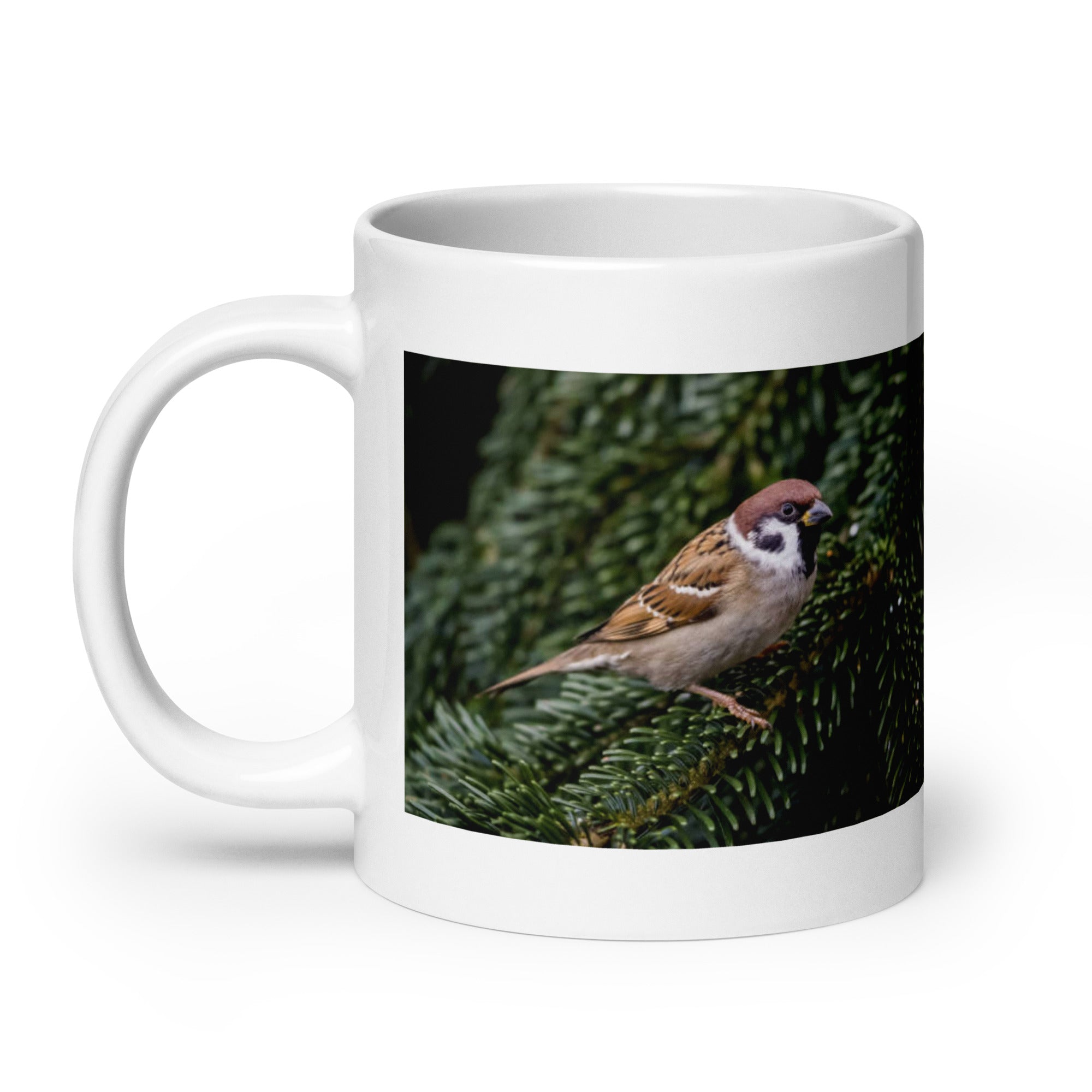 "Sparrow Mug #1: The Chirping Charmer (Ceramic)"