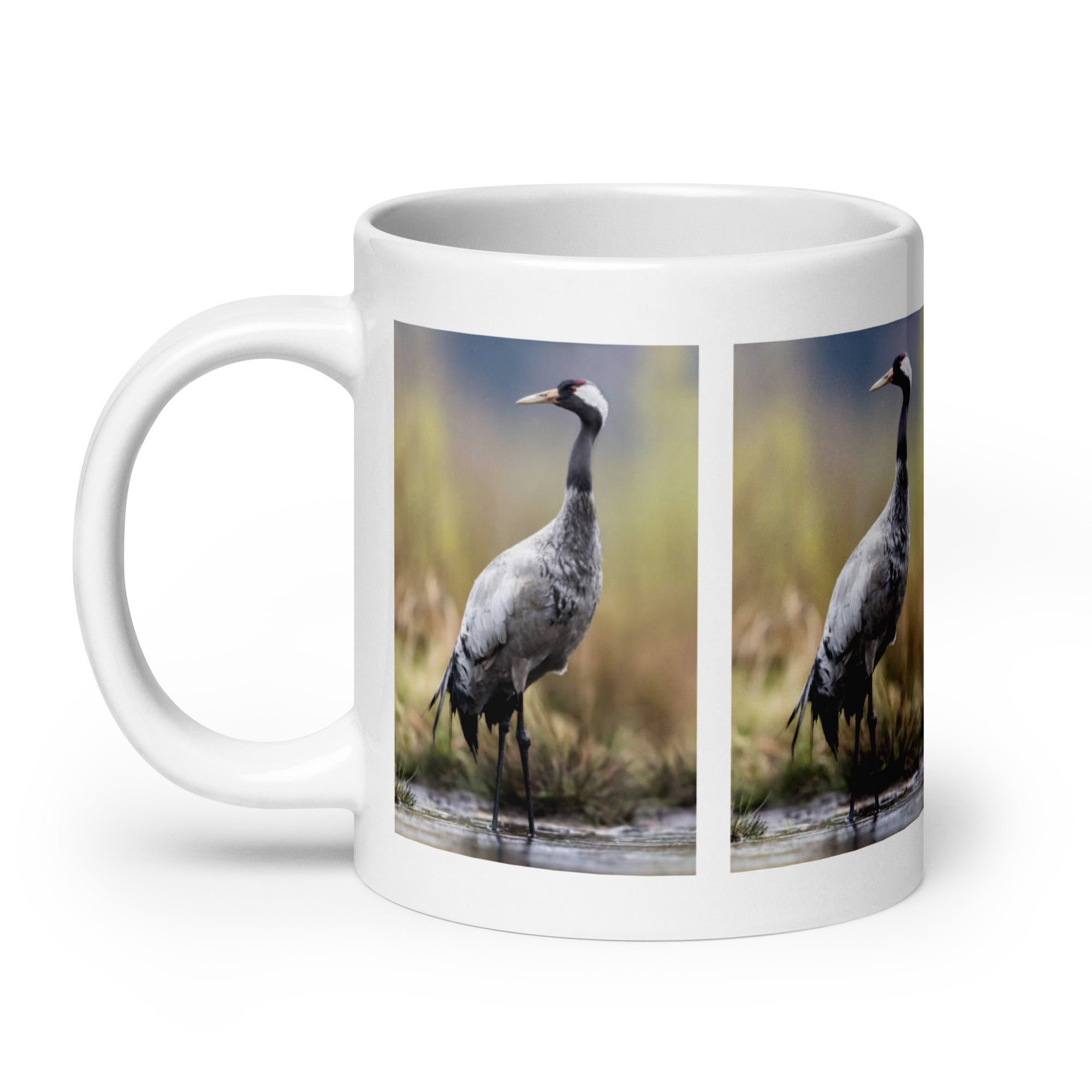 "Crane Mug #1: The Elegant Wader (Ceramic)"