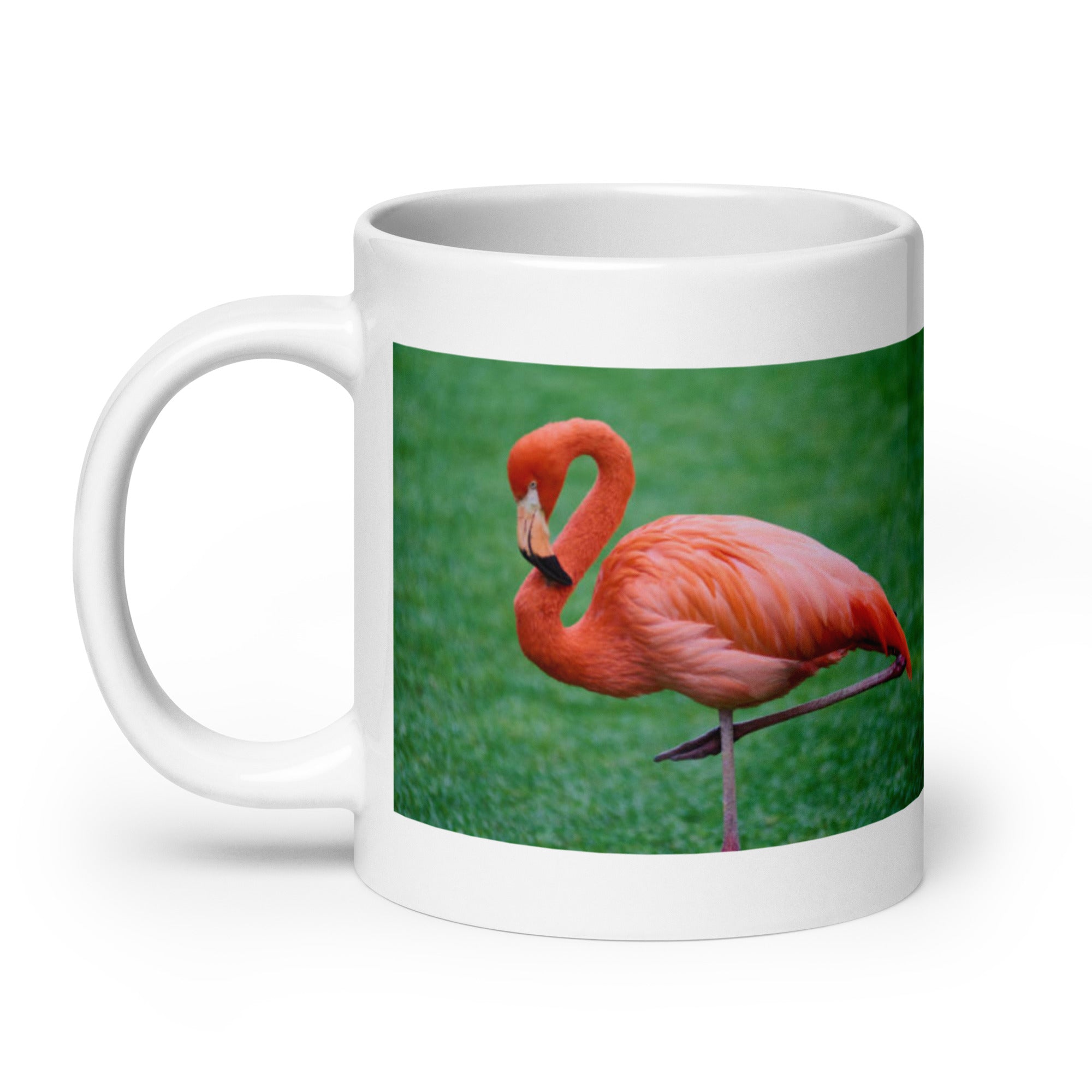 "Flamingo Mug #1: The Pink Parade (Ceramic)"