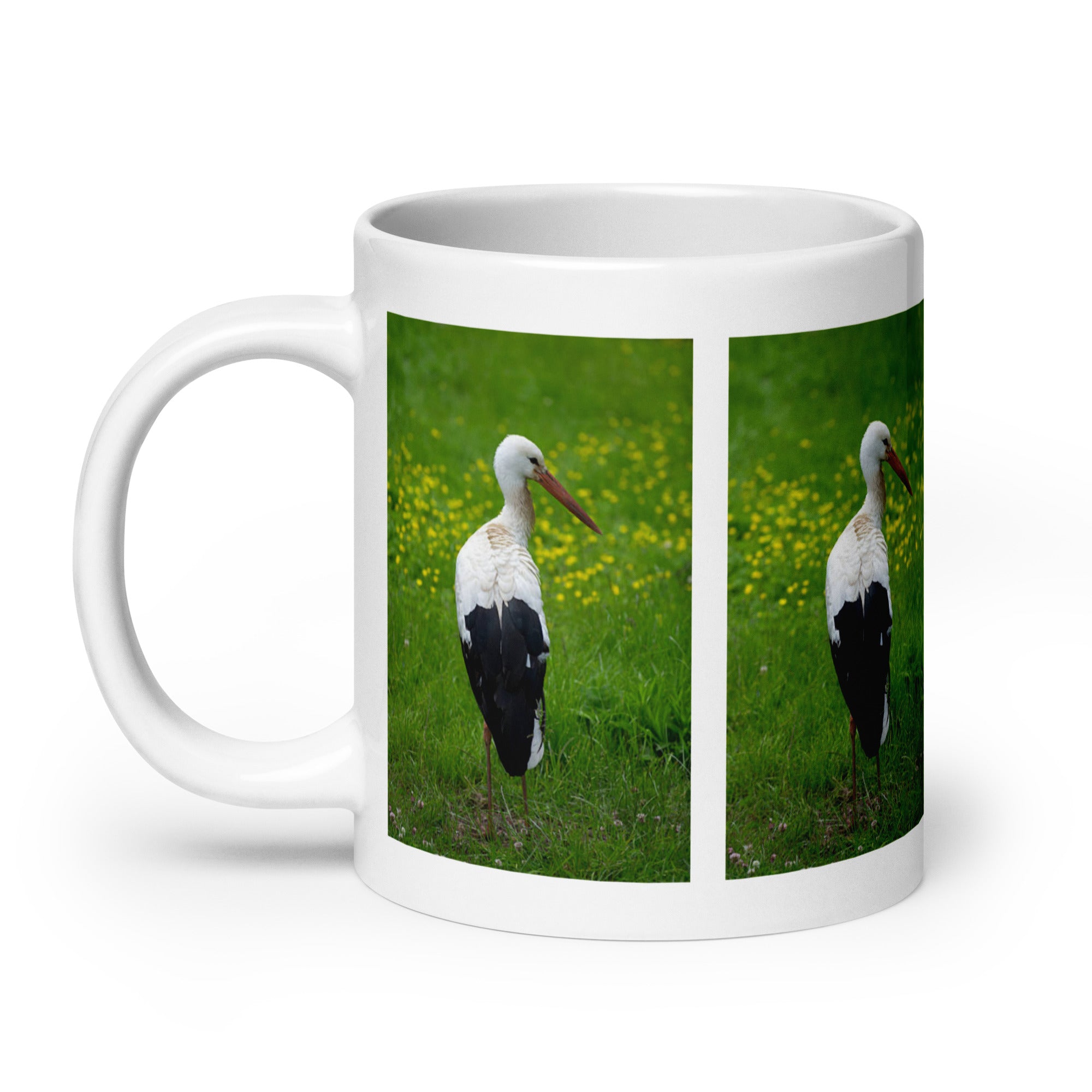 "Stork Mug #1: The Long-legged Deliverer (Ceramic)"