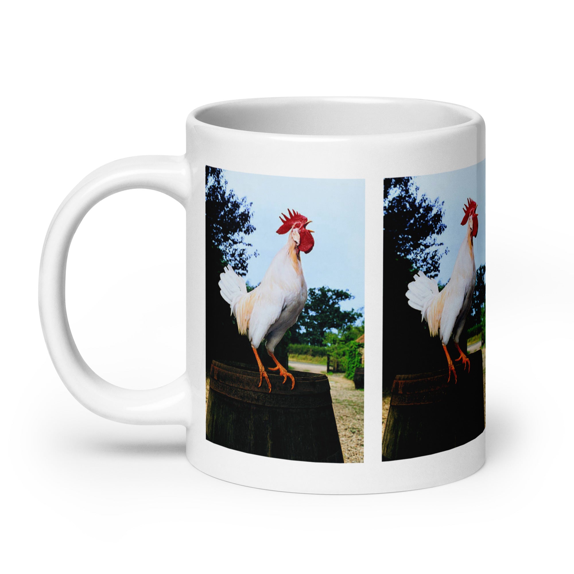 "Chicken Mug #1: The Clucky Connoisseur (Ceramic)"