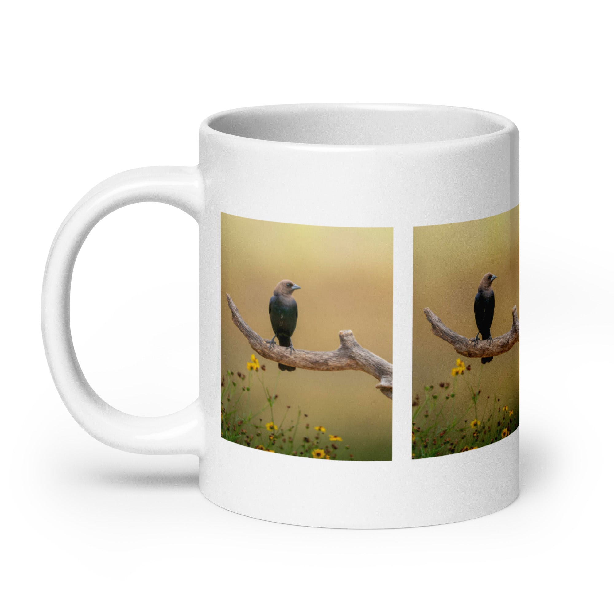 "Cowbird Mug #1: The Avian Nomad (Ceramic)"