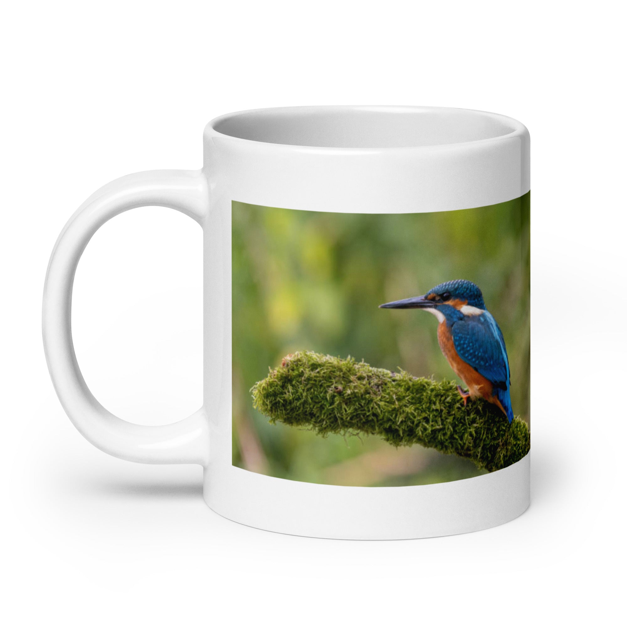 "Kingfisher Mug #1: The Jewel of the Riverbank (Ceramic)"