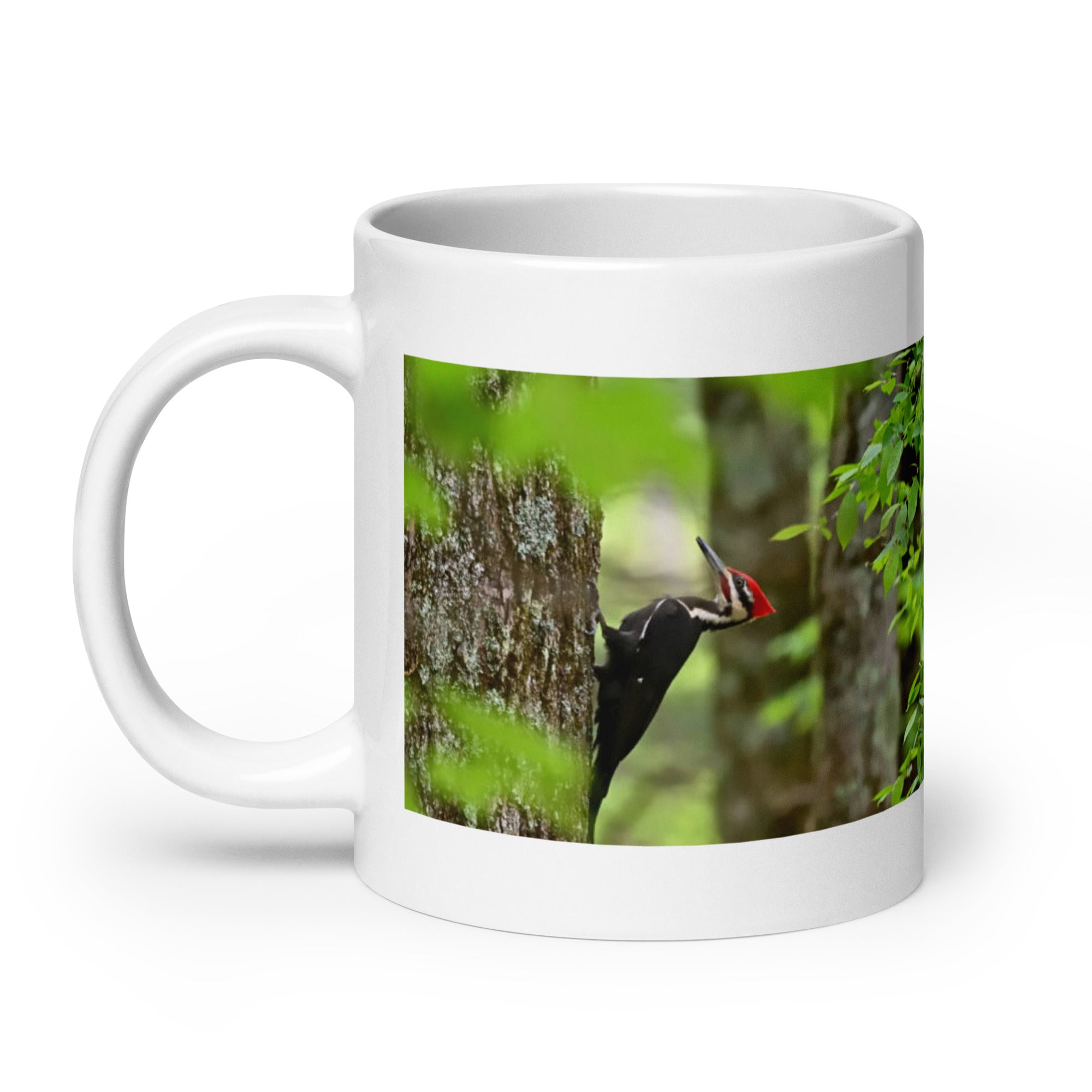 "Woodpecker Mug #1: The Rhythmic Drummer (Ceramic)"